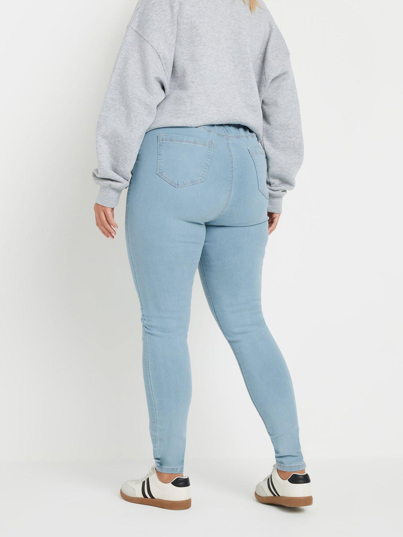 Image 2 of 4 of Yours Curve Jenny Jegging 32" - Blue