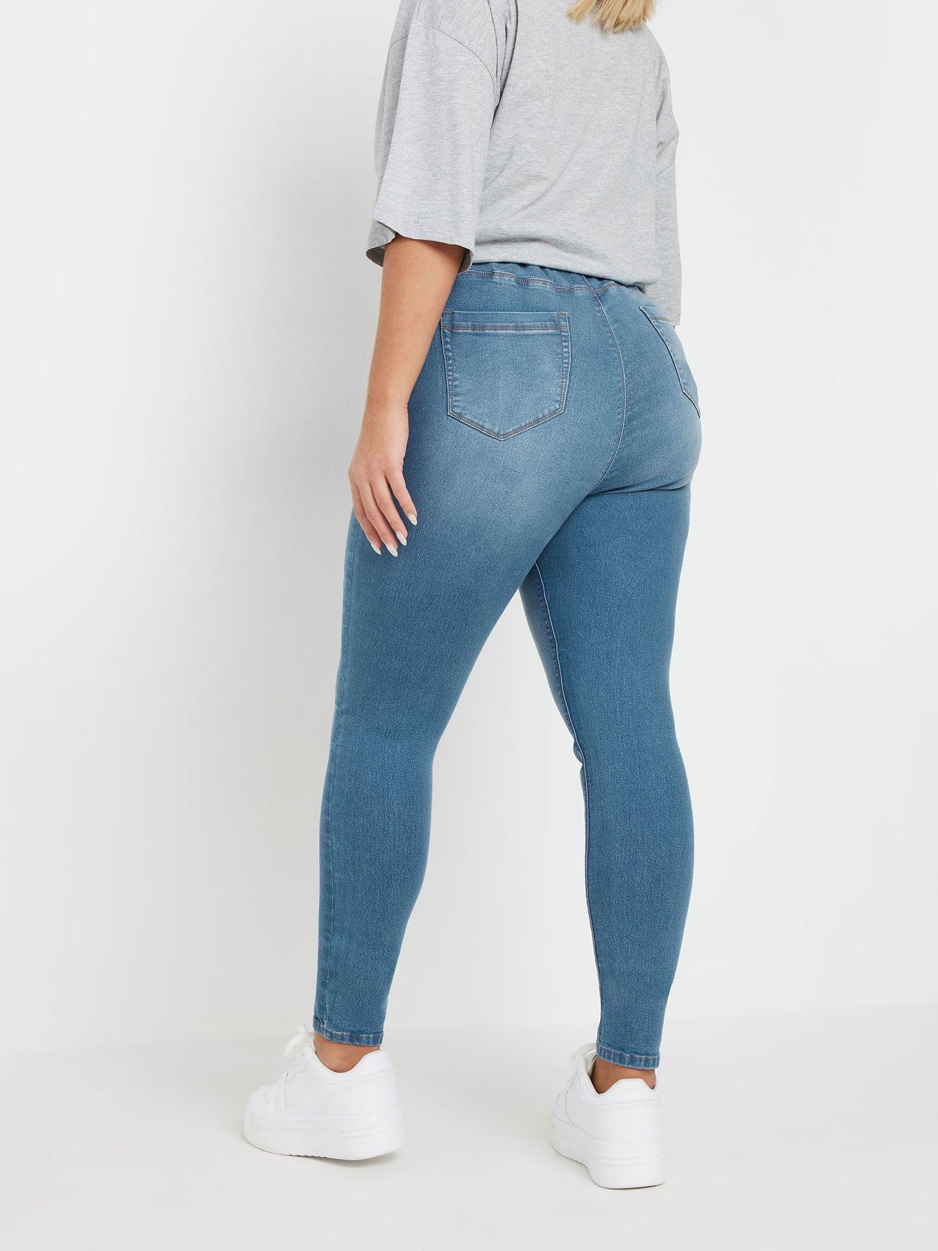 Image 2 of 4 of Yours Curve Jenny Jegging 32" - Blue
