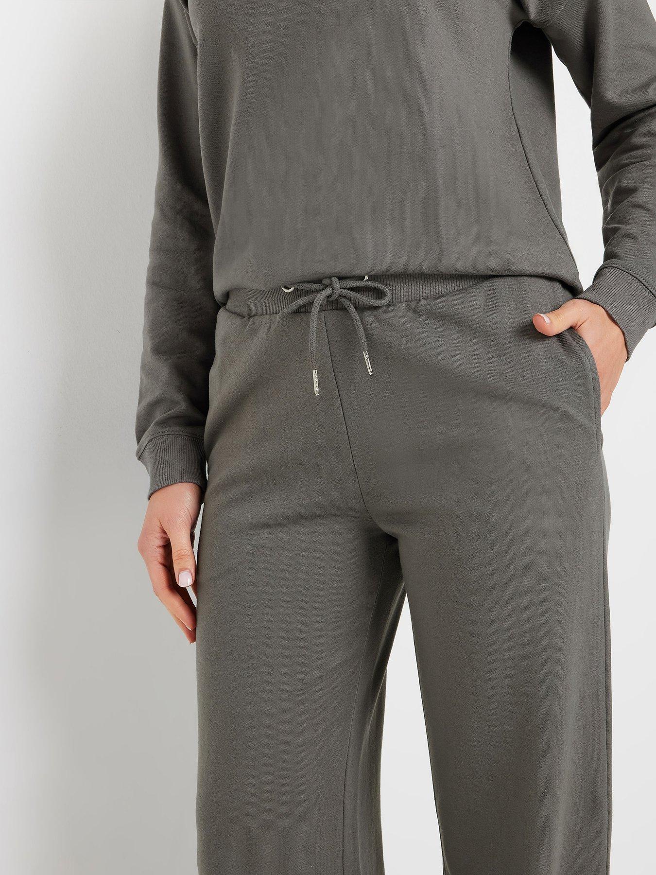 Image 4 of 4 of Long Tall Sally Wide Leg Jogger 36" - Grey