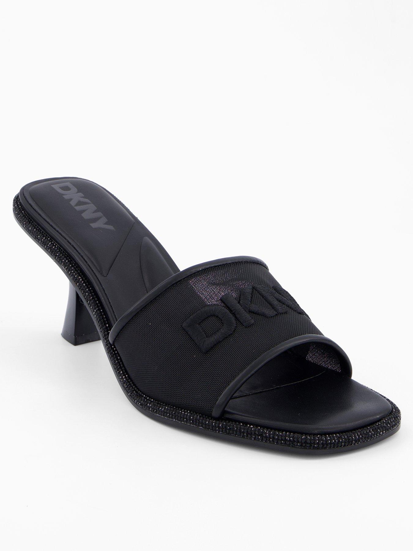 DKNY Radcliff Sandal Heeled Mule - Black