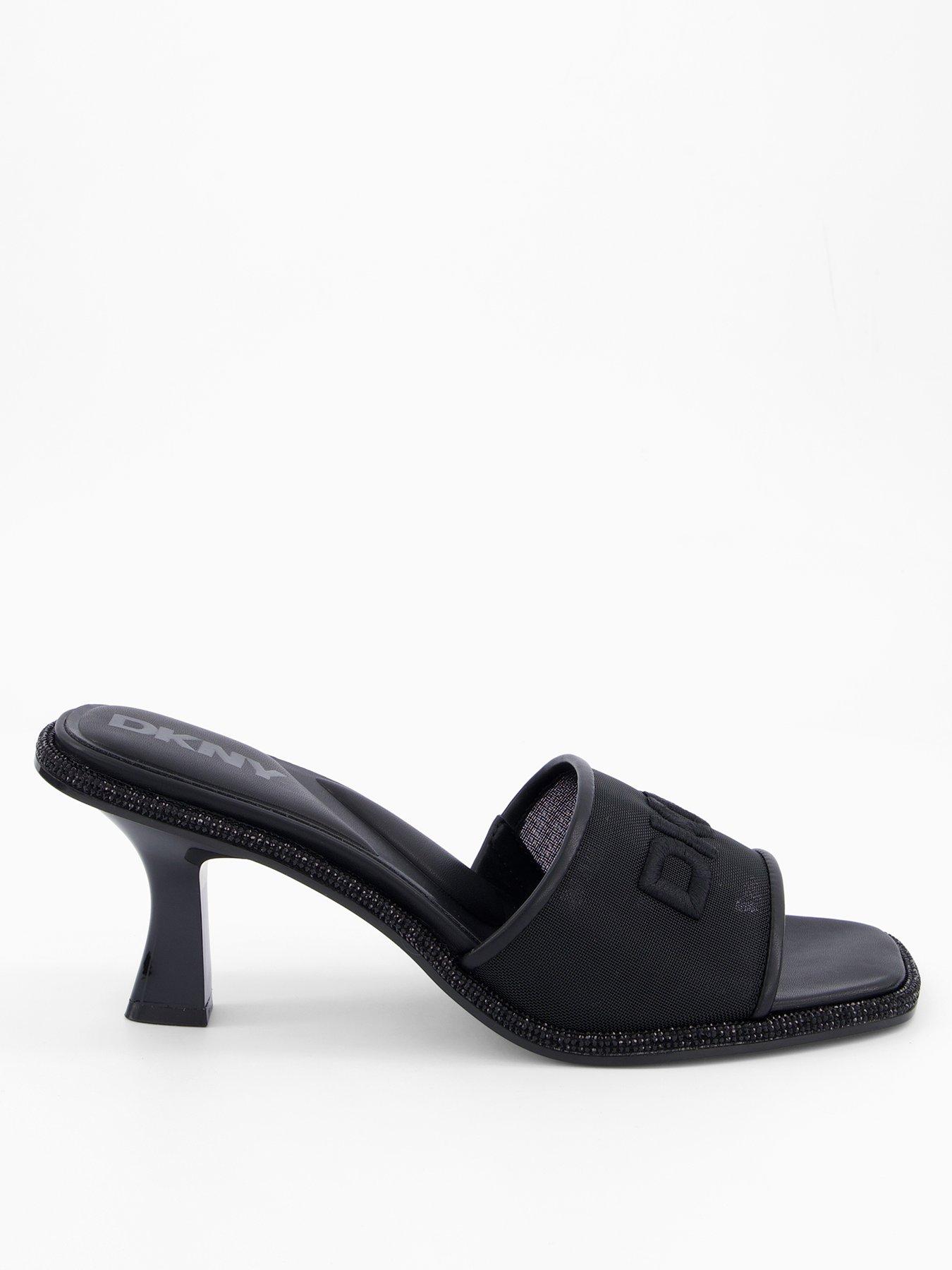 Image 2 of 5 of DKNY Radcliff Sandal Heeled Mule - Black