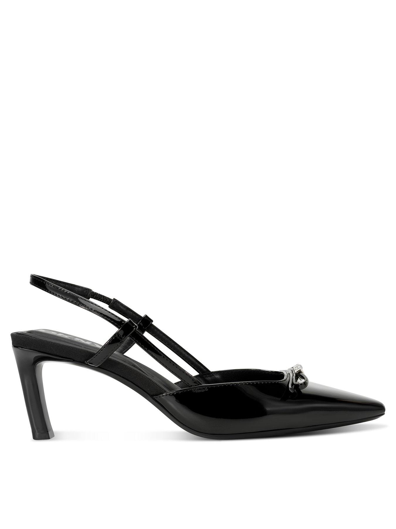 undefined Carline Slingback Pumps - Black