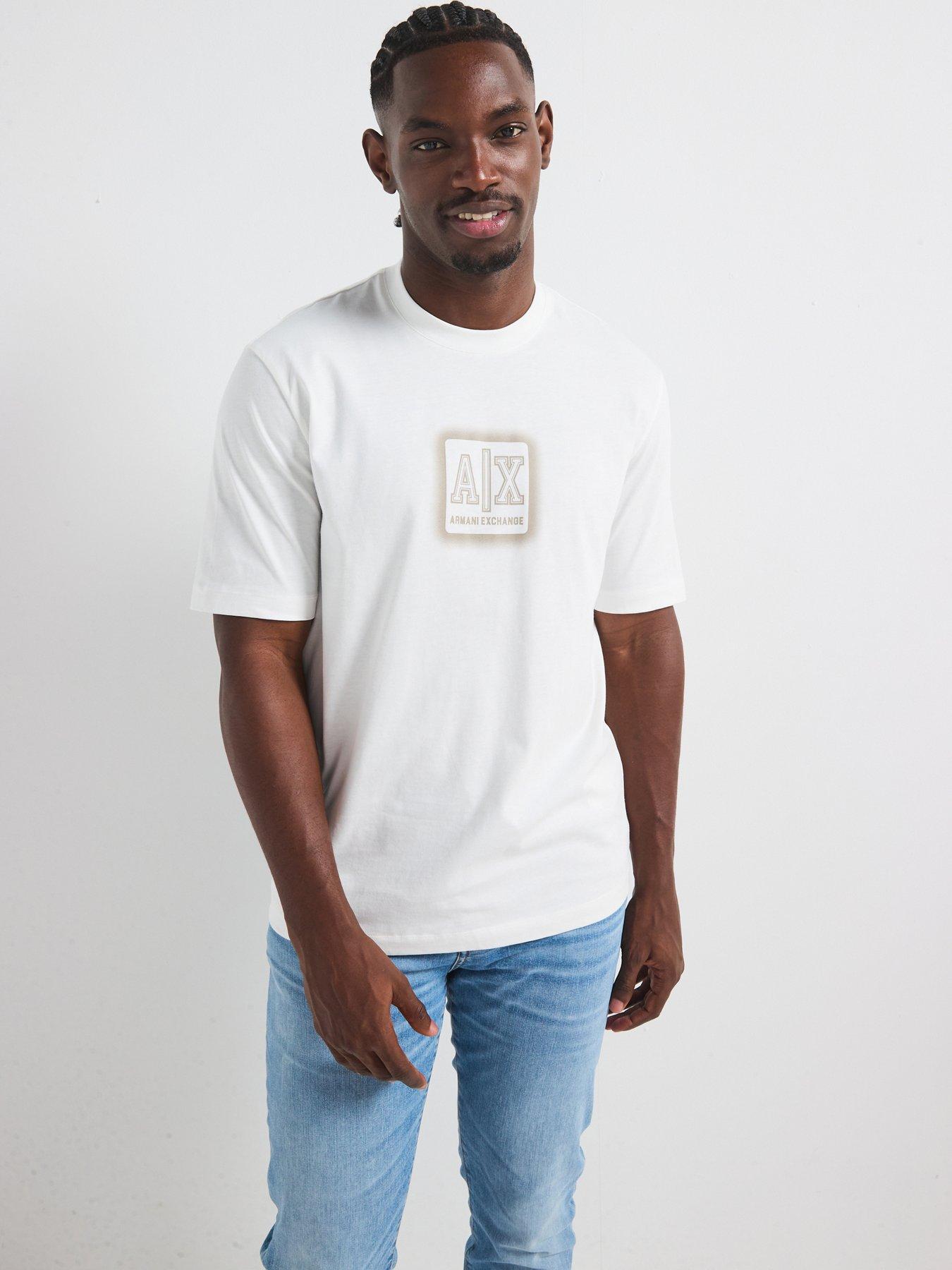 undefined Logo Crew Neck T-Shirt - Off White