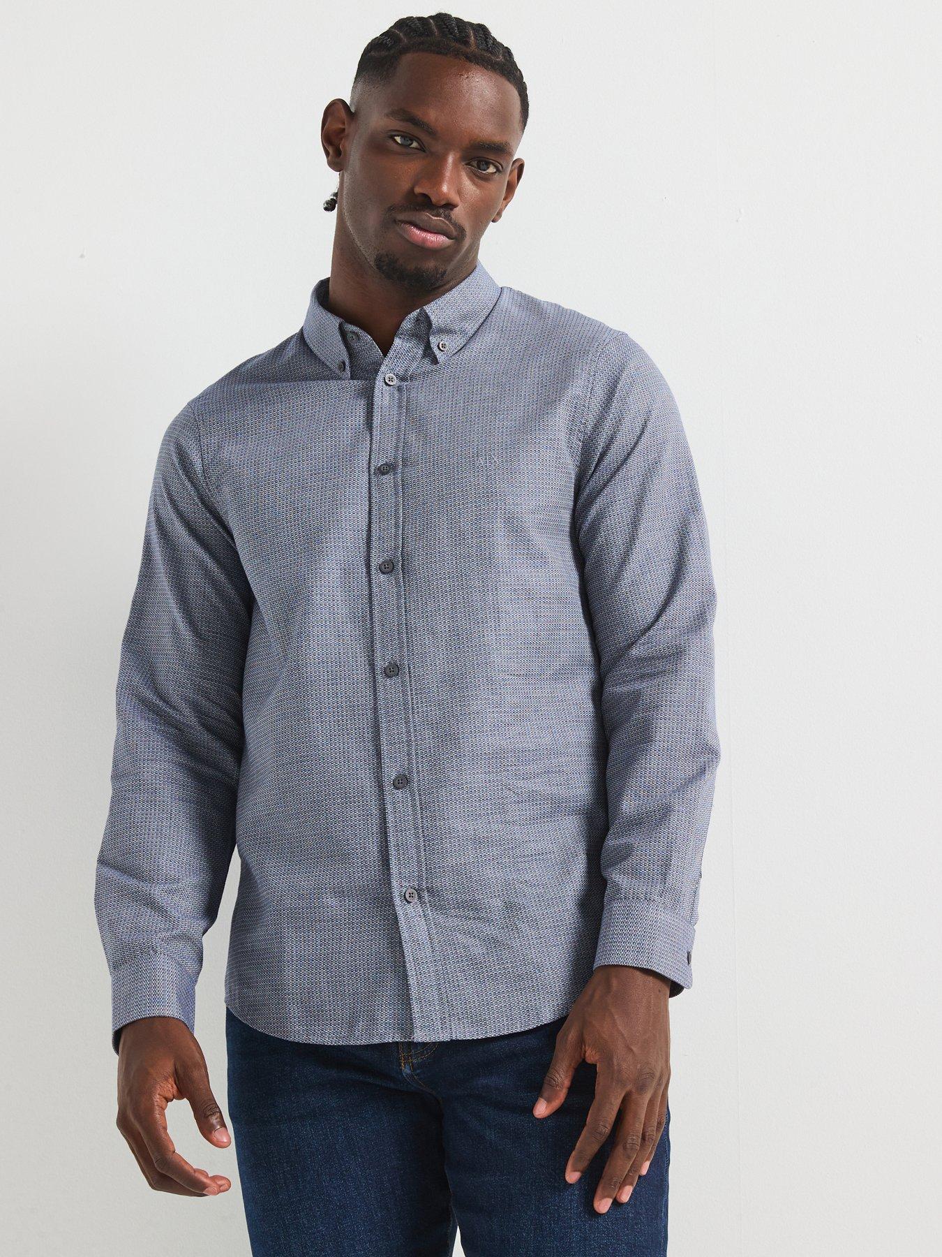 undefined Printed Shirt - Blue