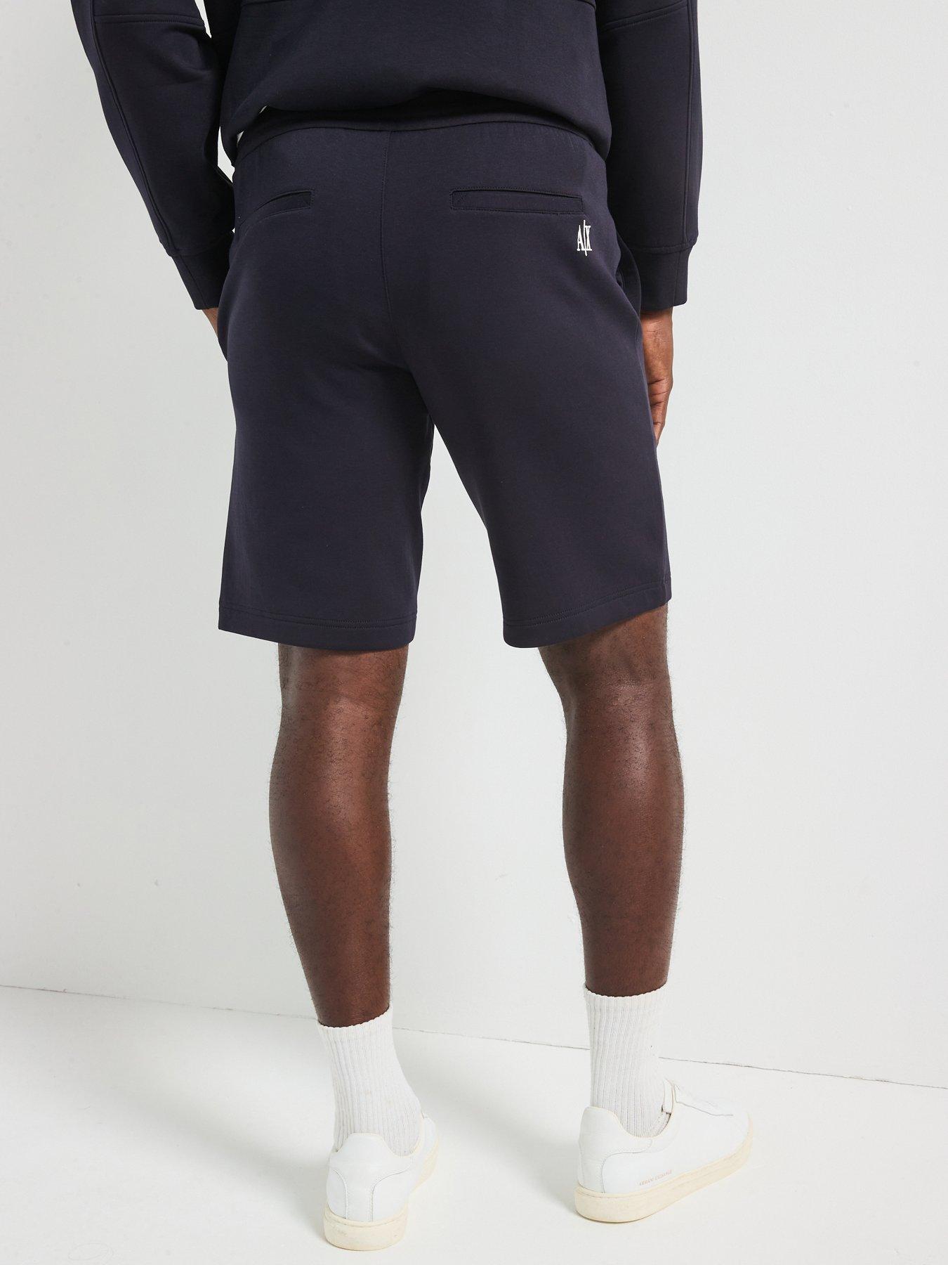 Image 2 of 6 of Armani Exchange Icon Project Sweat Shorts - Navy