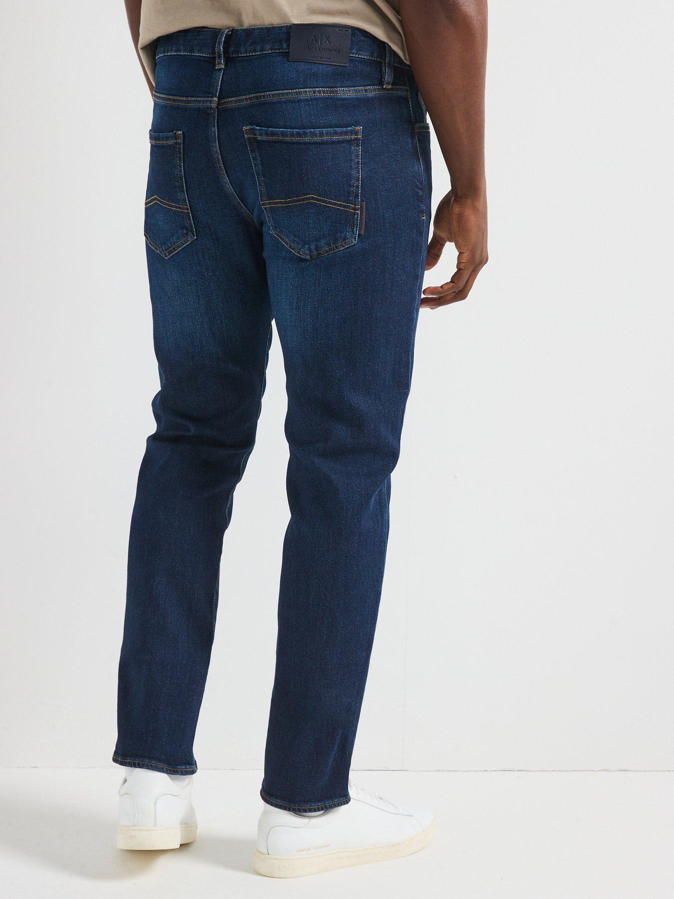 Image 2 of 5 of Armani Exchange Slim Fit Jeans - Midi Wash