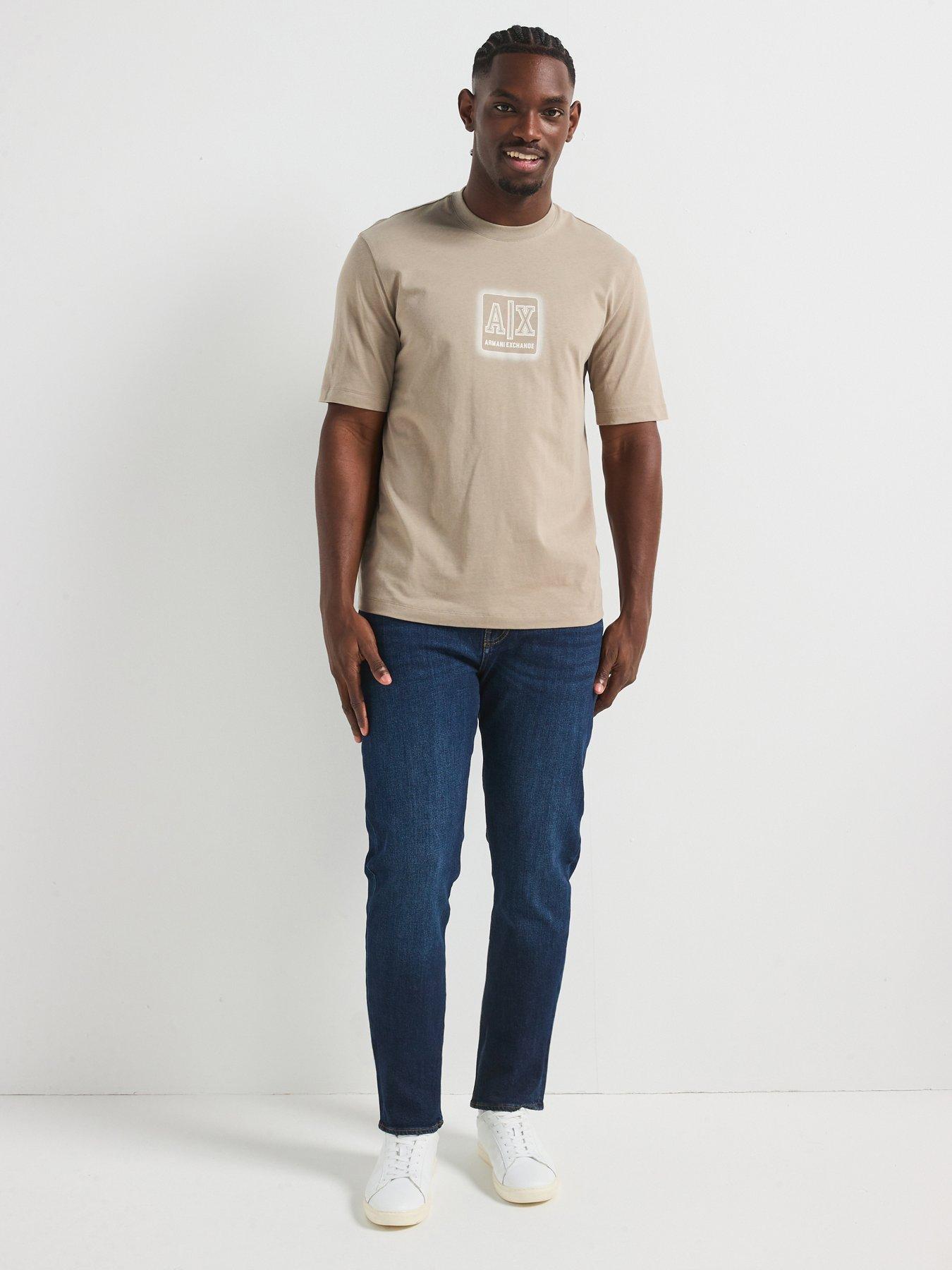 Image 3 of 5 of Armani Exchange Slim Fit Jeans - Midi Wash