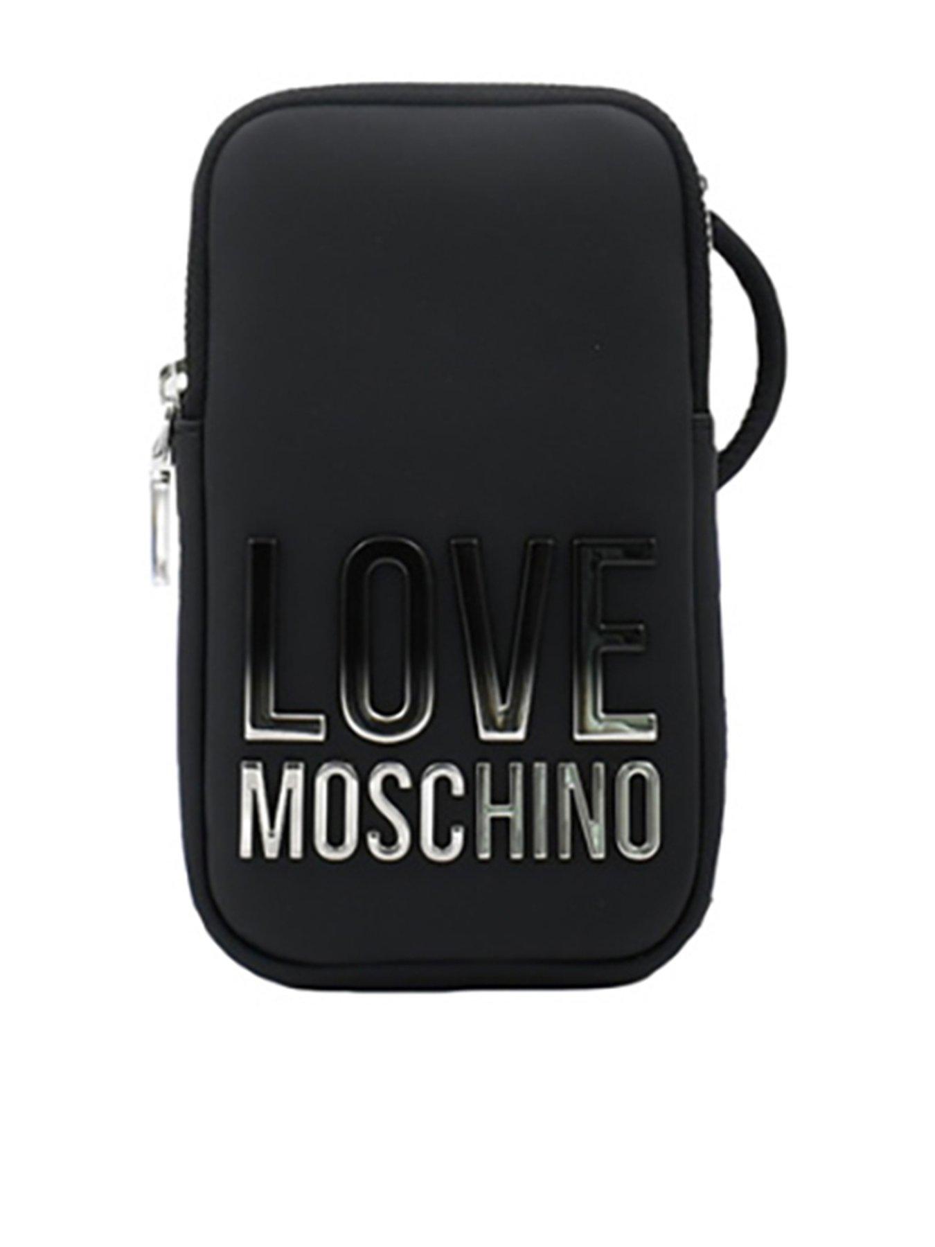 LOVE MOSCHINO Ombre Logo Phone Cross Body - Black