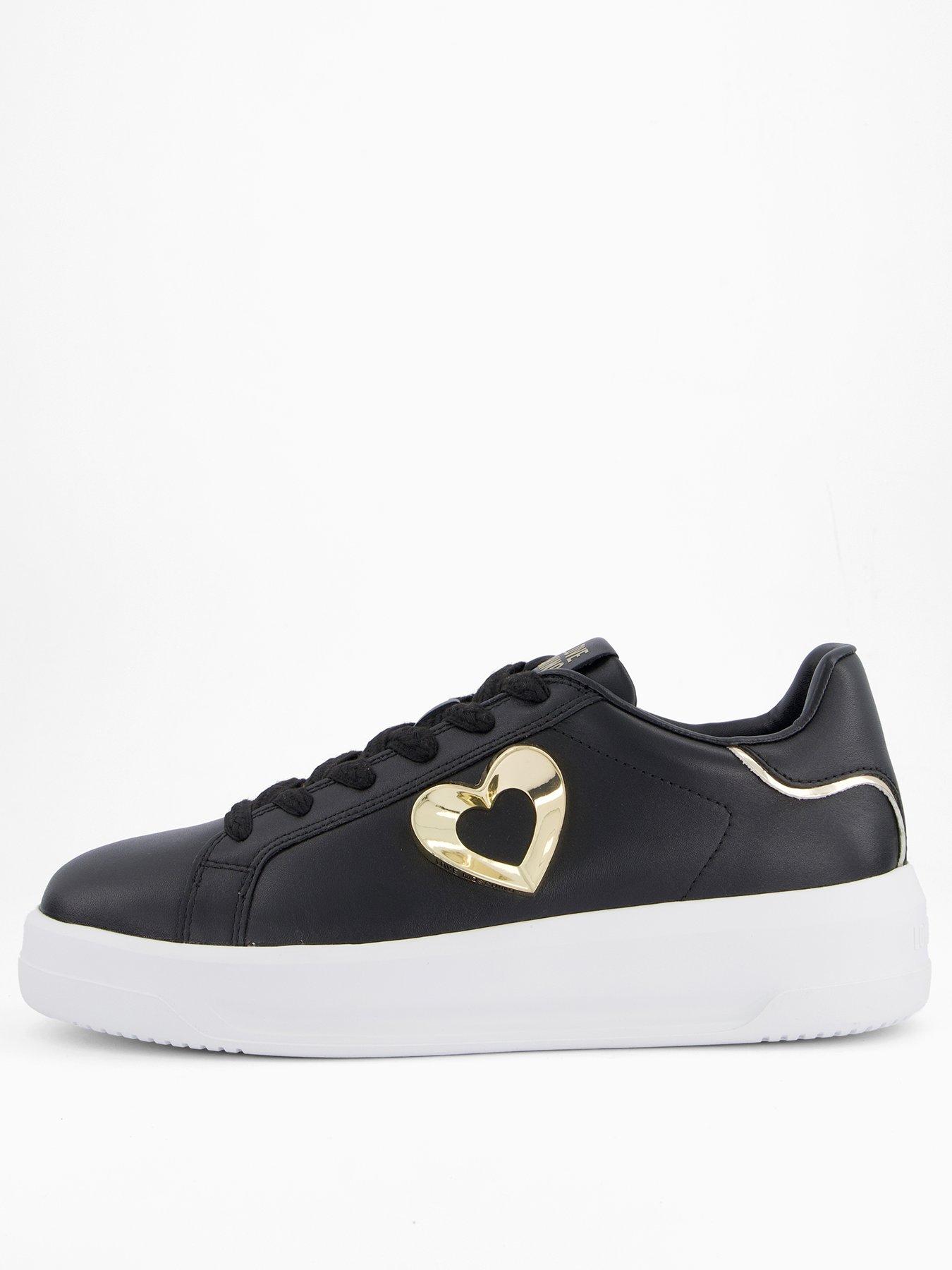 undefined Heart Logo Trainer - Black/Platinum