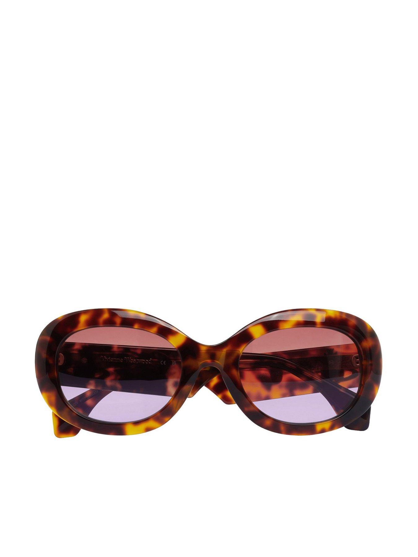 undefined Acetate Oval  Sunglass - Tort