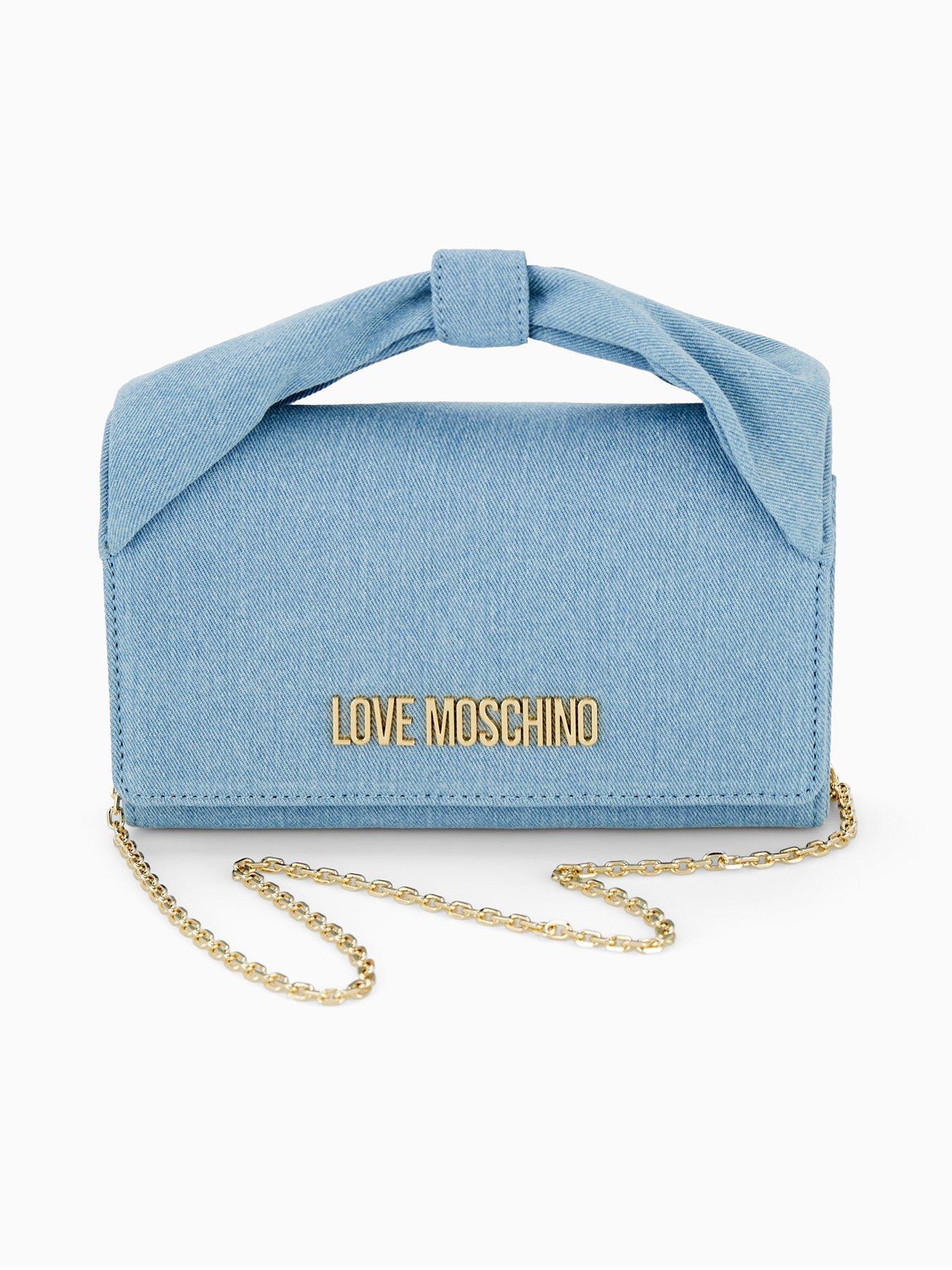 undefined Mini Denim Crossbody - Light Blue