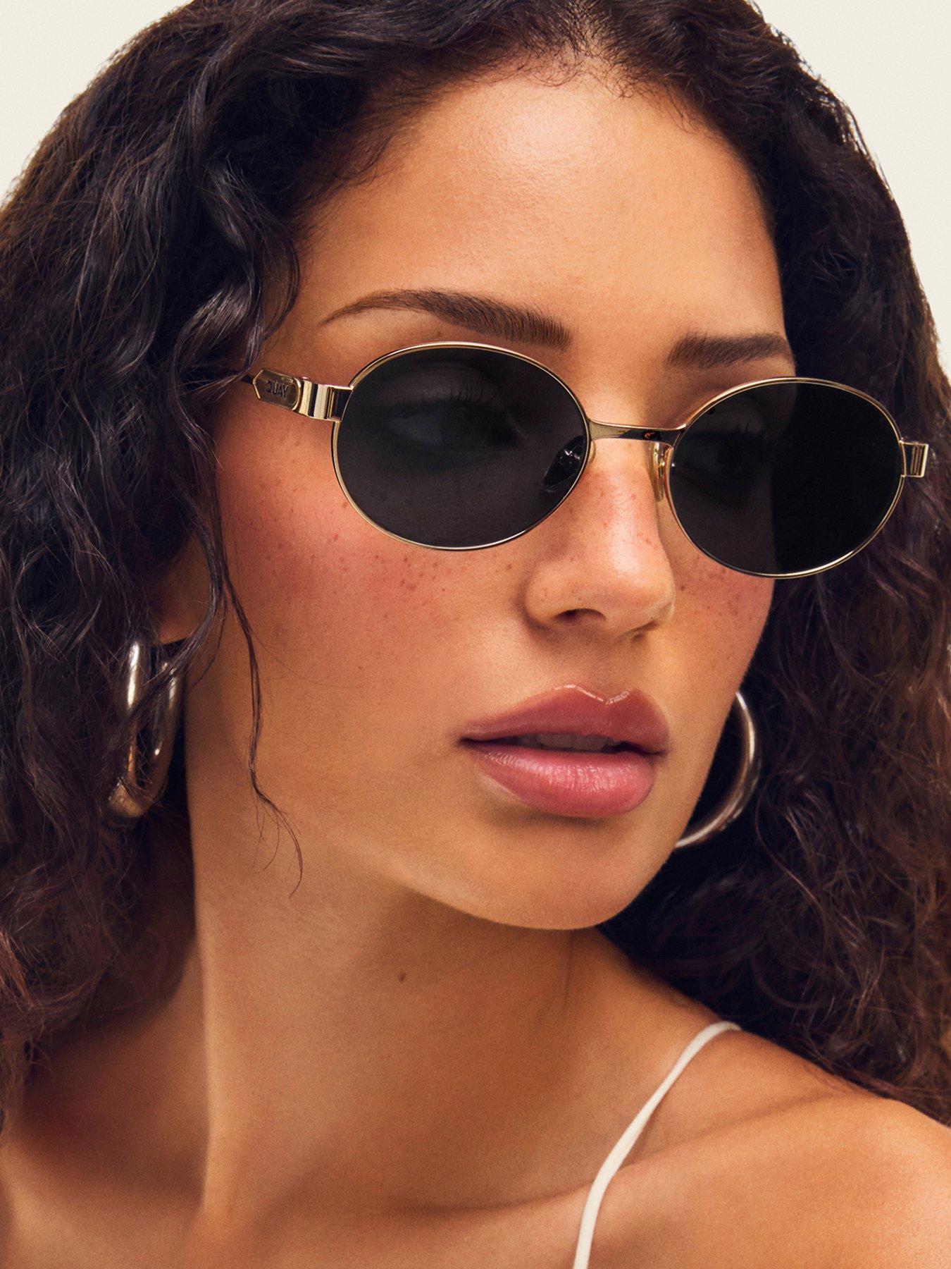 QUAY AUSTRALIA Anyways Sunglasses - Gold