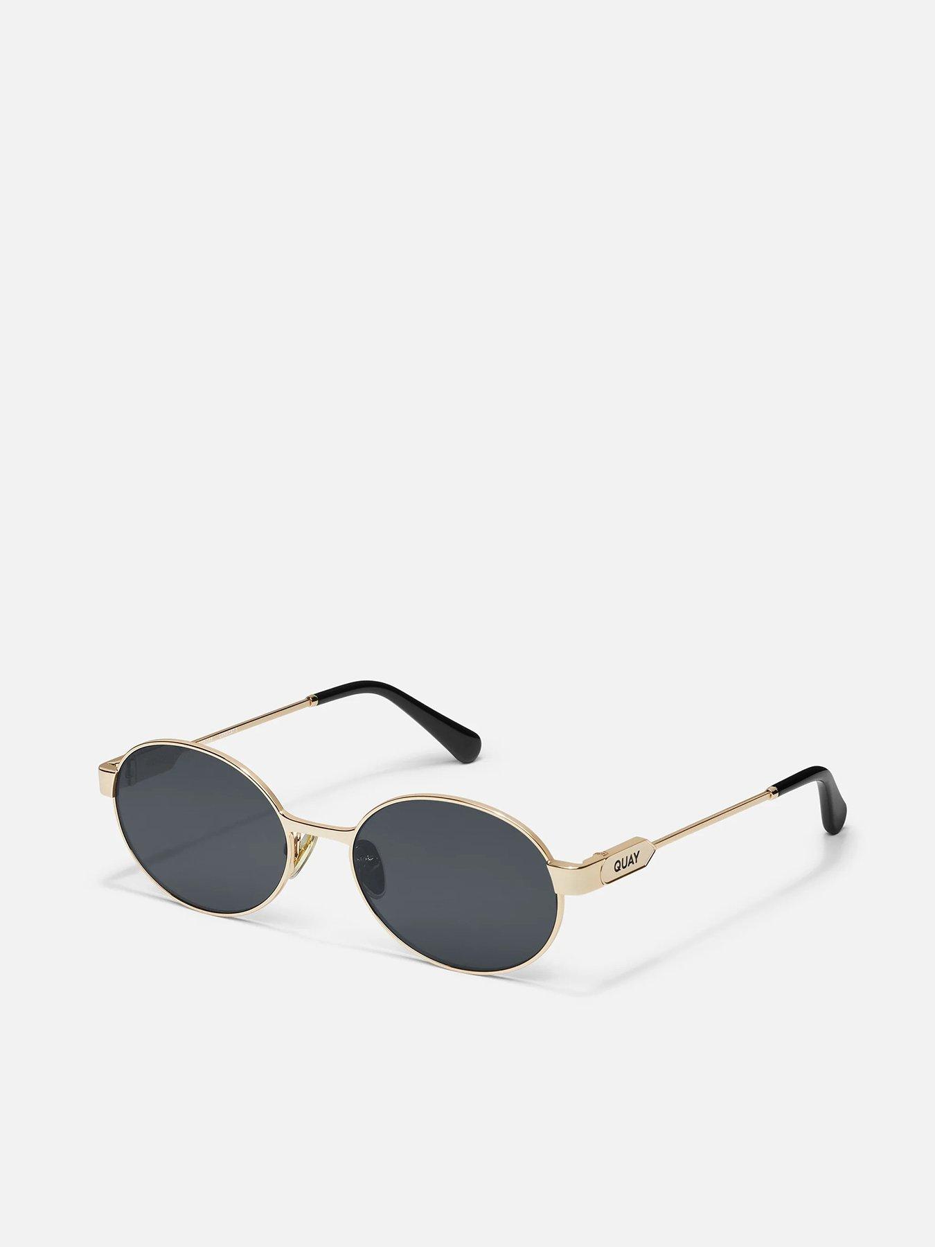 QUAY AUSTRALIA Anyways Sunglasses - Gold