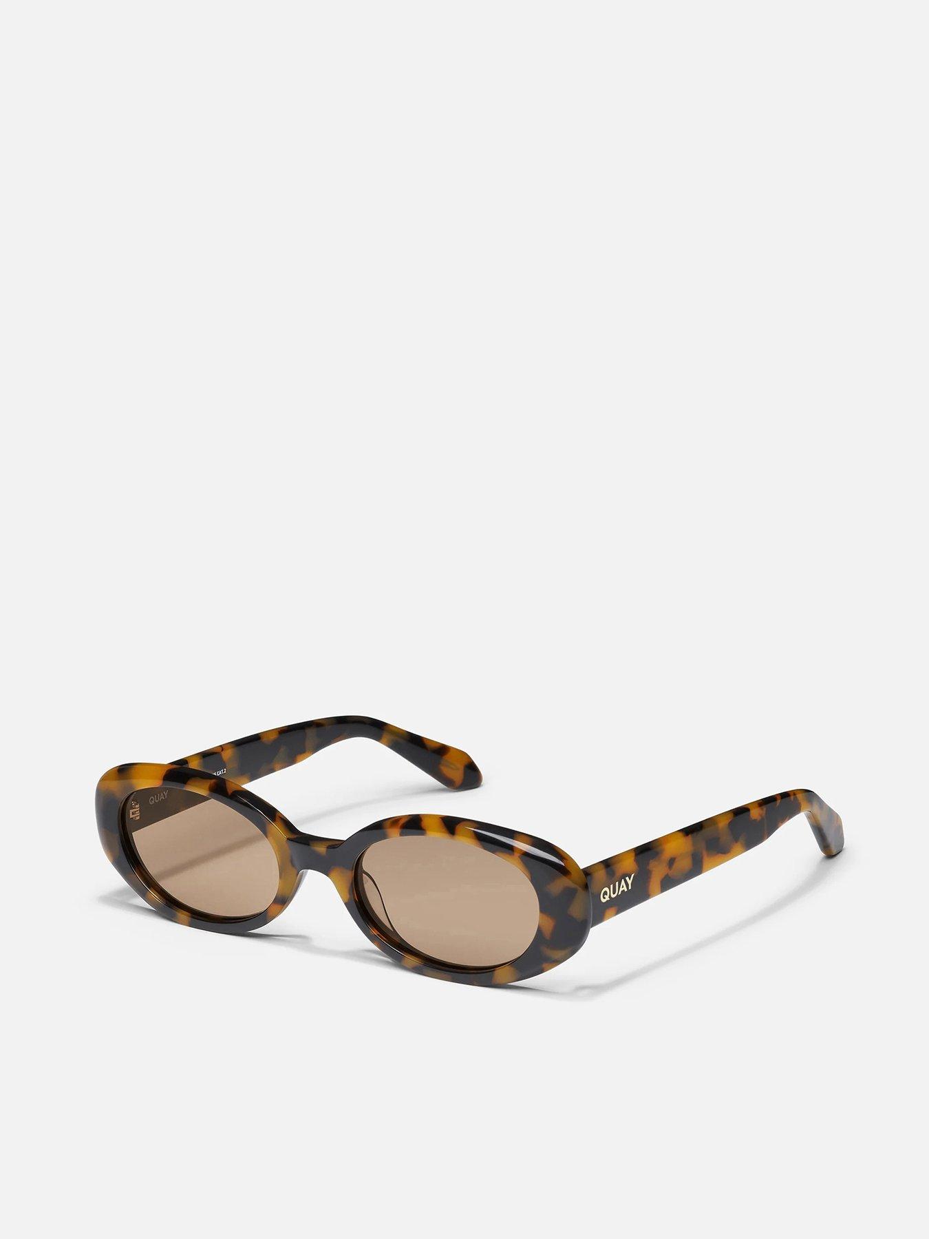 QUAY AUSTRALIA Felt Cute Sunglasses - Tort - Brown | Very display picture 3