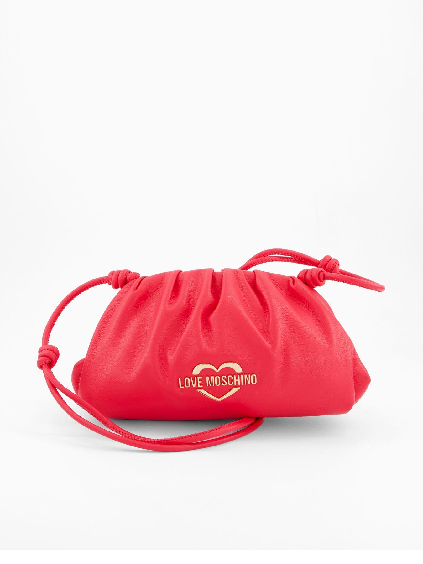 undefined Scrunched Logo Clutch Strap - Fuchsia