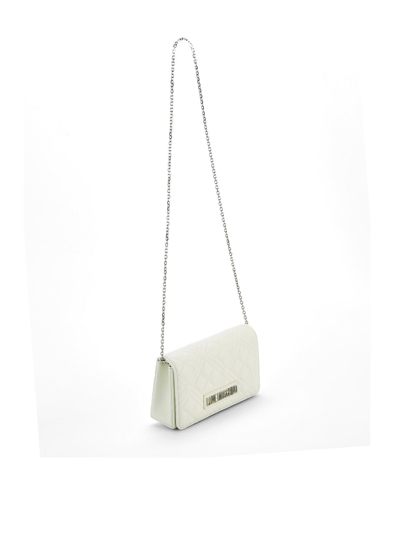 LOVE MOSCHINO Quilted Small Bag White Very