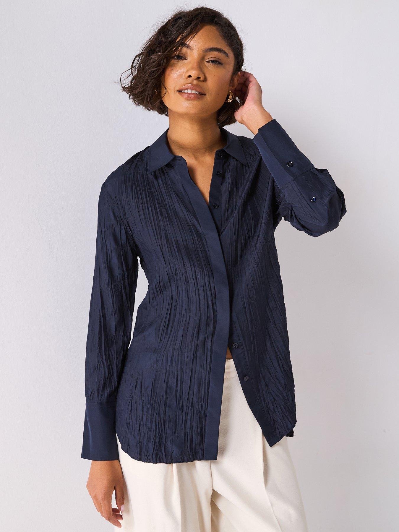 JOSEPH Bold Blouse - Navy