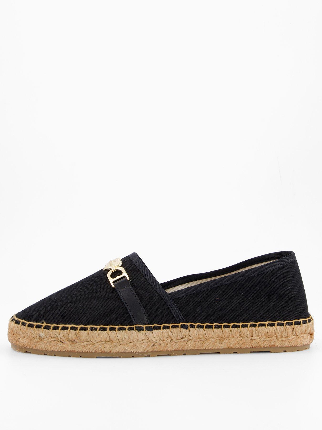 LOVE MOSCHINO Canvas Espadrille - Black