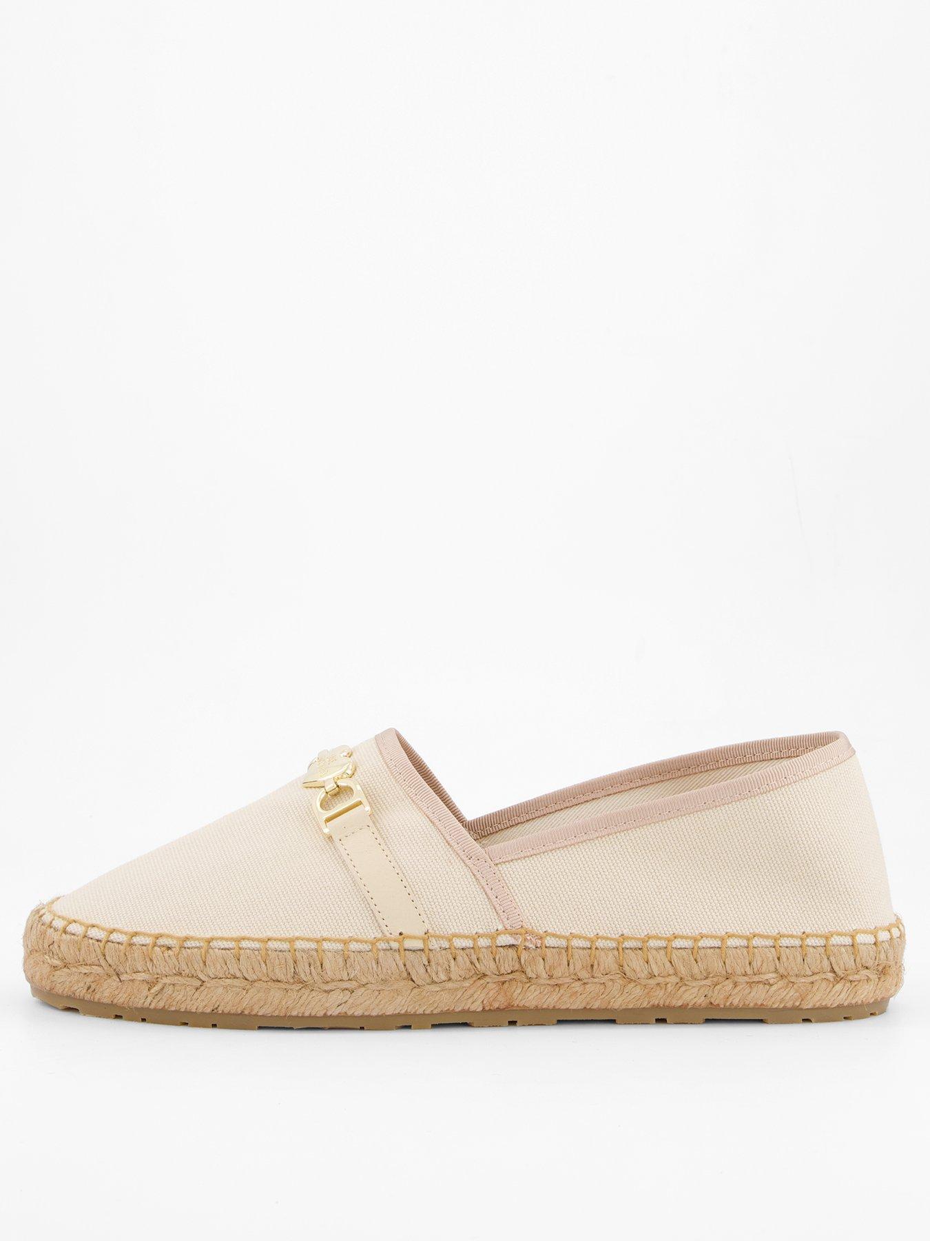 LOVE MOSCHINO Canvas Espadrille - Beige