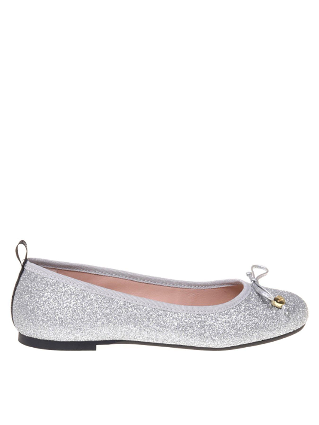undefined Glitter Ballet Flat - Silver
