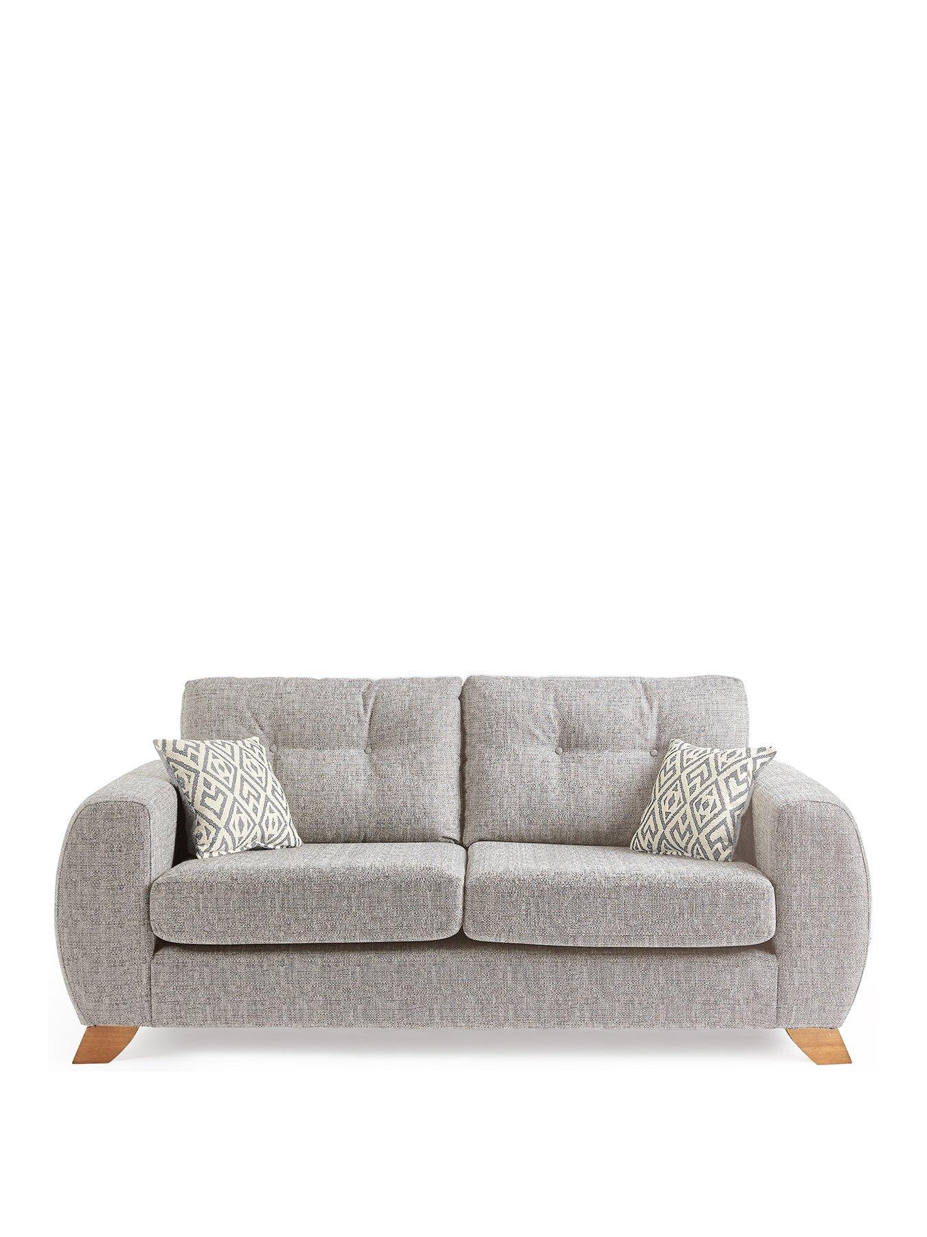 Image 2 of 7 of Very Home Prent Fabric&nbsp;3 Seater Sofa