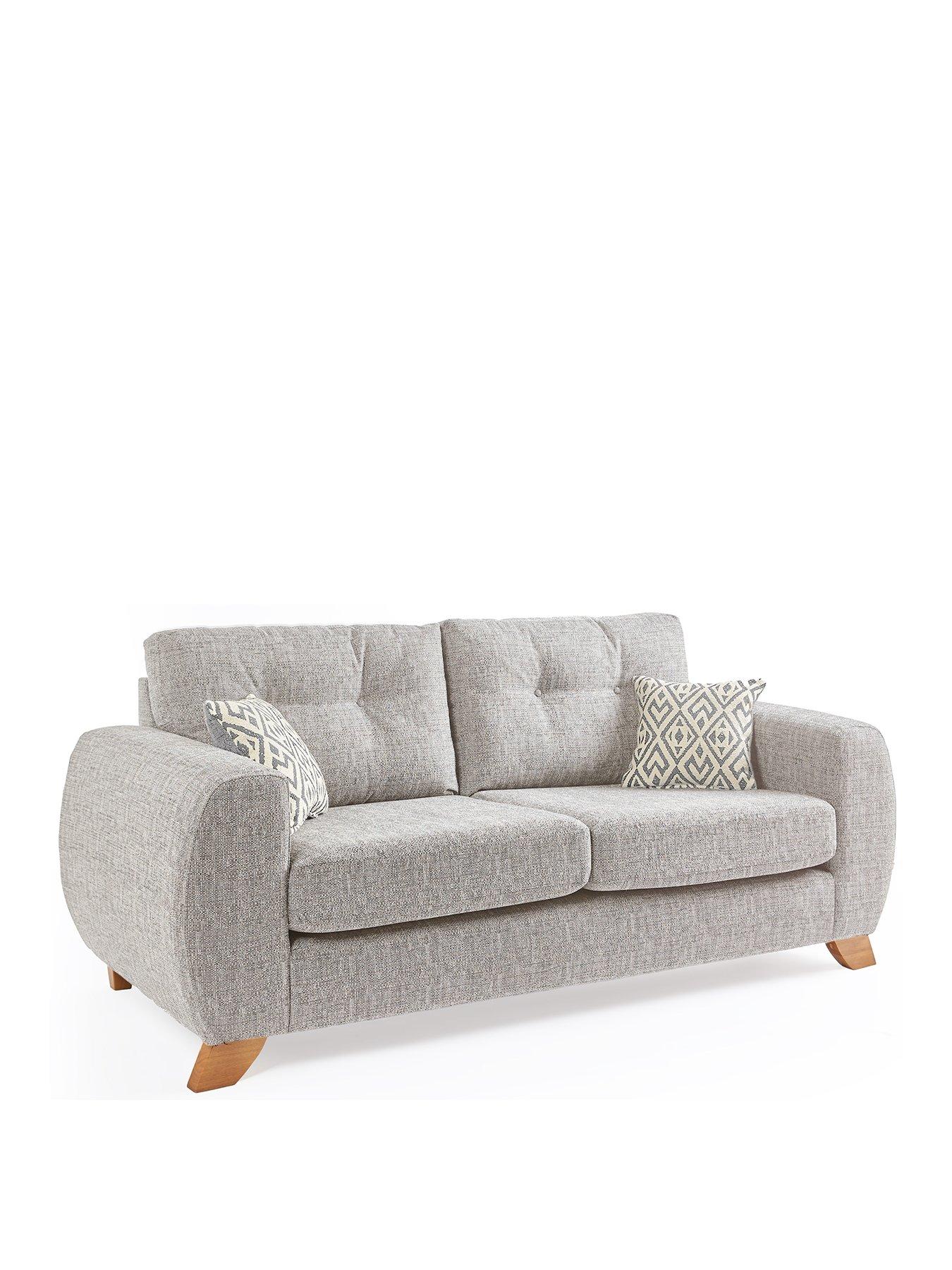 Image 3 of 7 of Very Home Prent Fabric&nbsp;3 Seater Sofa
