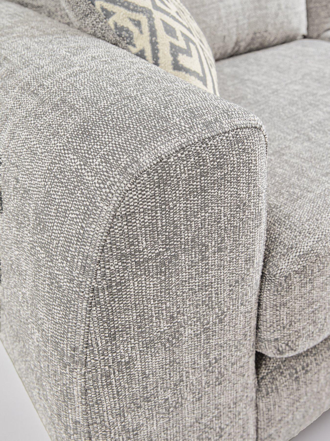 Image 5 of 7 of Very Home Prent Fabric&nbsp;3 Seater Sofa