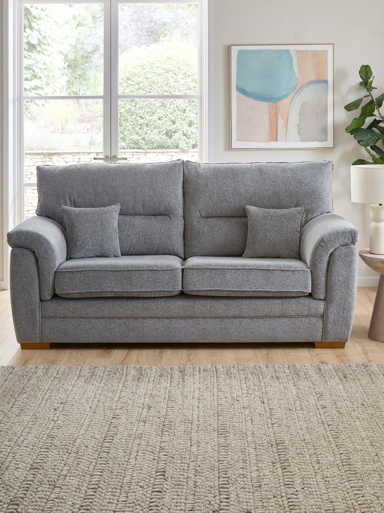 undefined Padstow Fabric 3 Seater Sofa