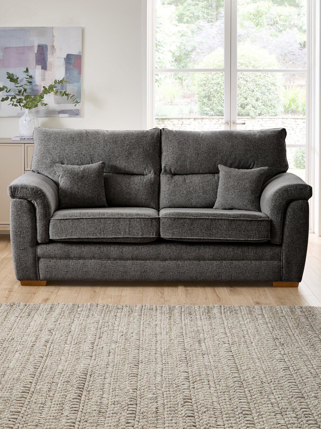 undefined Padstow Fabric 3 Seater Sofa