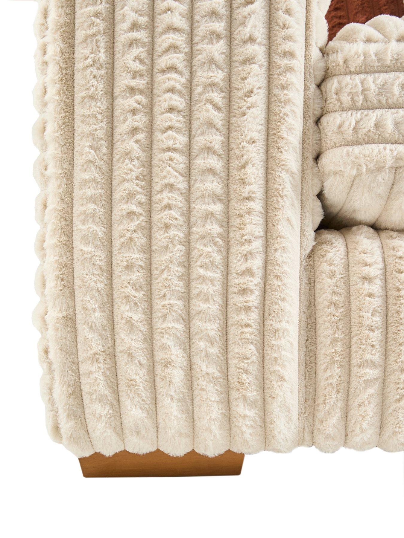 Image 4 of 7 of Very Home Cosy Cord&nbsp;4 Seater Sofa&nbsp;- Made to order in the UK