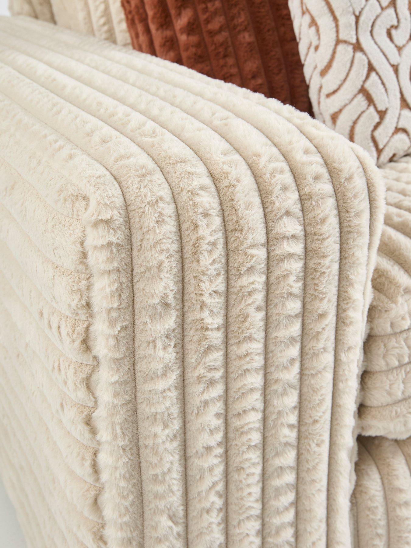Image 5 of 7 of Very Home Cosy Cord&nbsp;4 Seater Sofa&nbsp;- Made to order in the UK