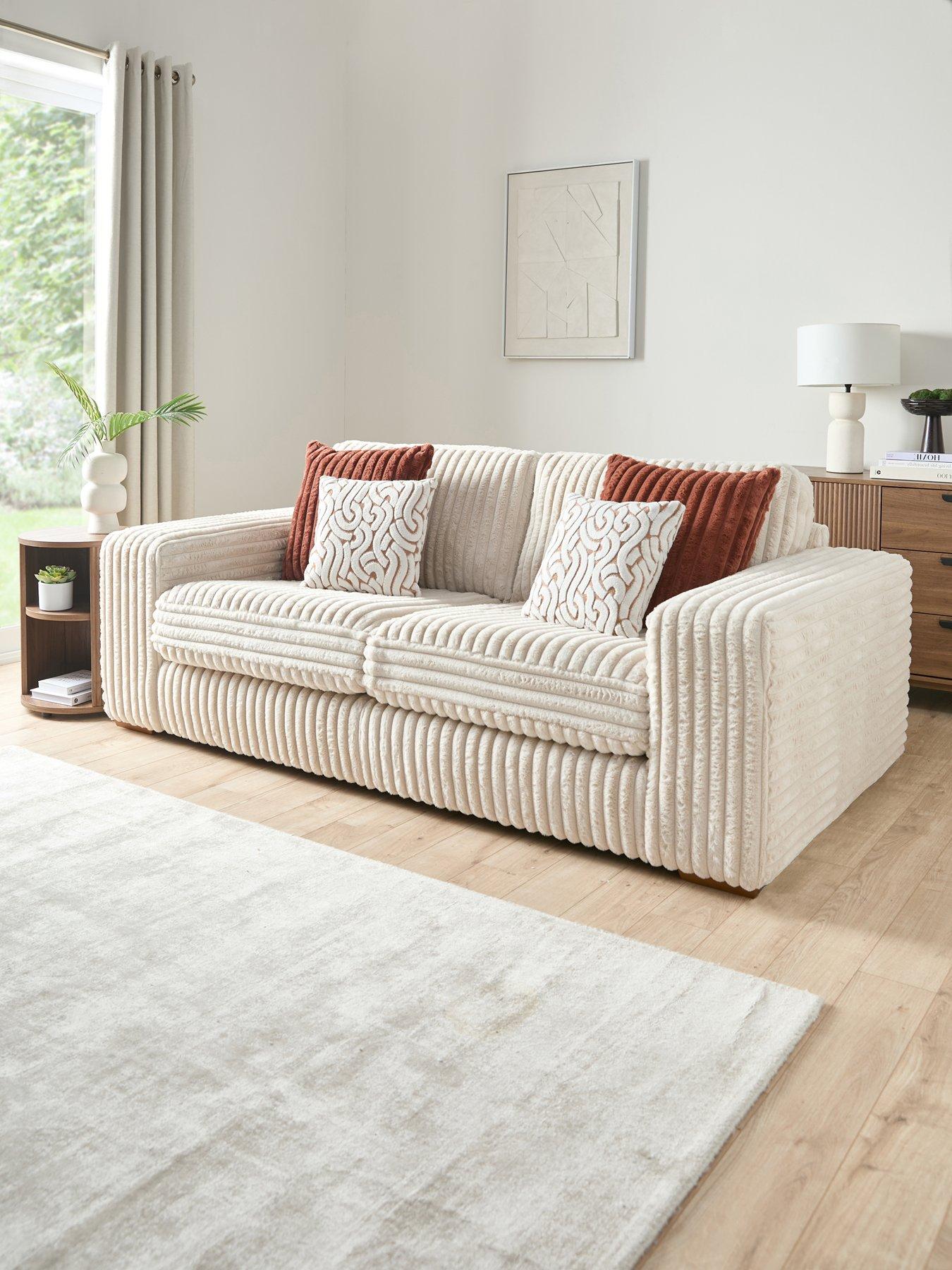 The Very Collection Cosy Faux Fur 2 Seater Sofa - Made to order in the UK