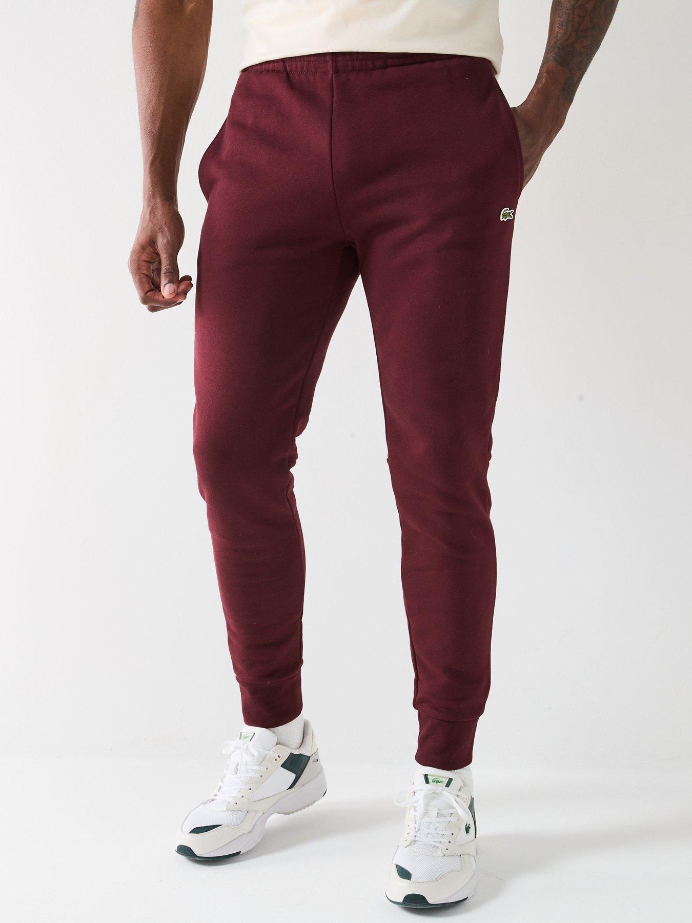 undefined Fleece Jersey Joggers - Red