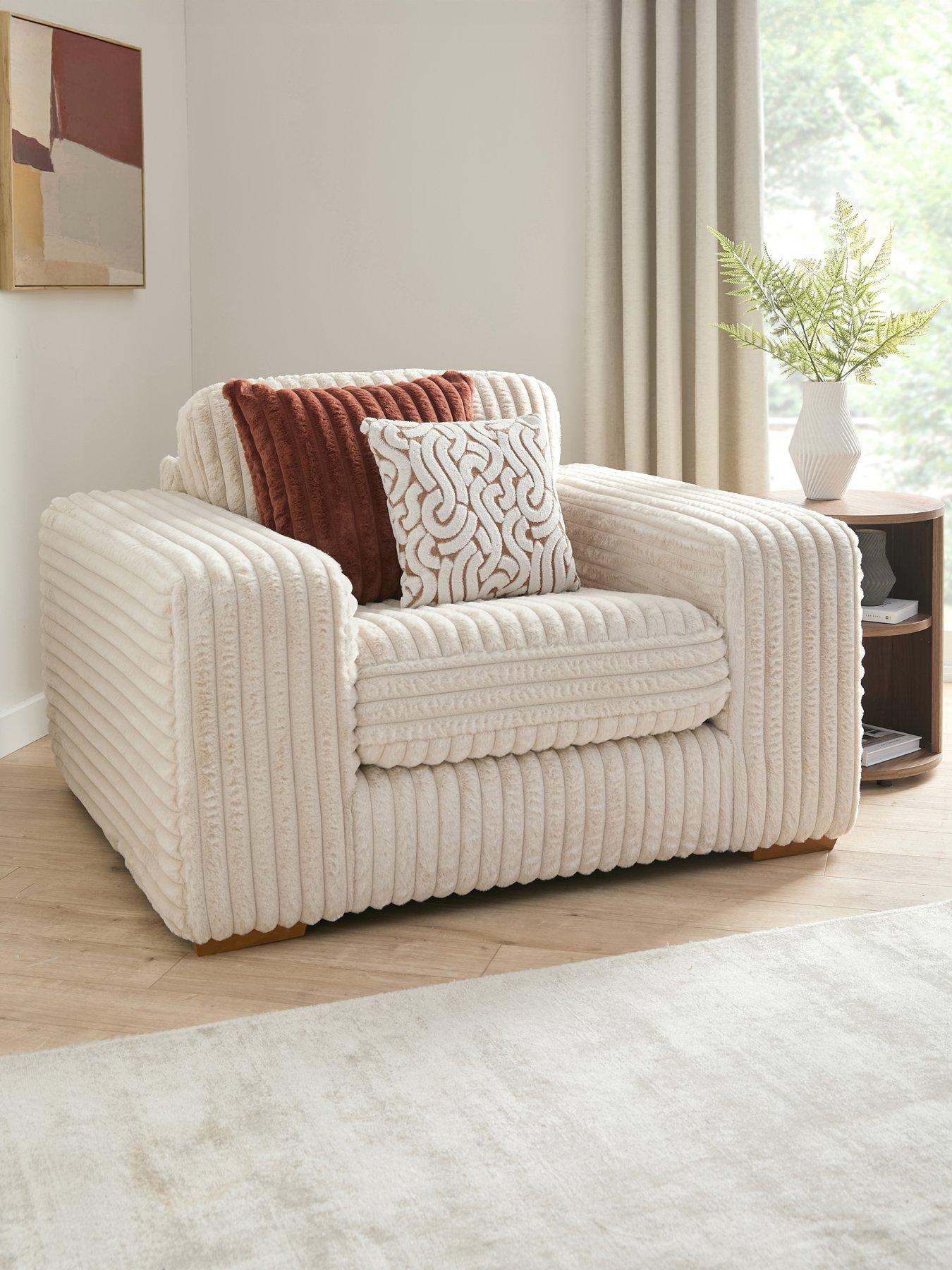 undefined Cosy Cord Fabric Armchair