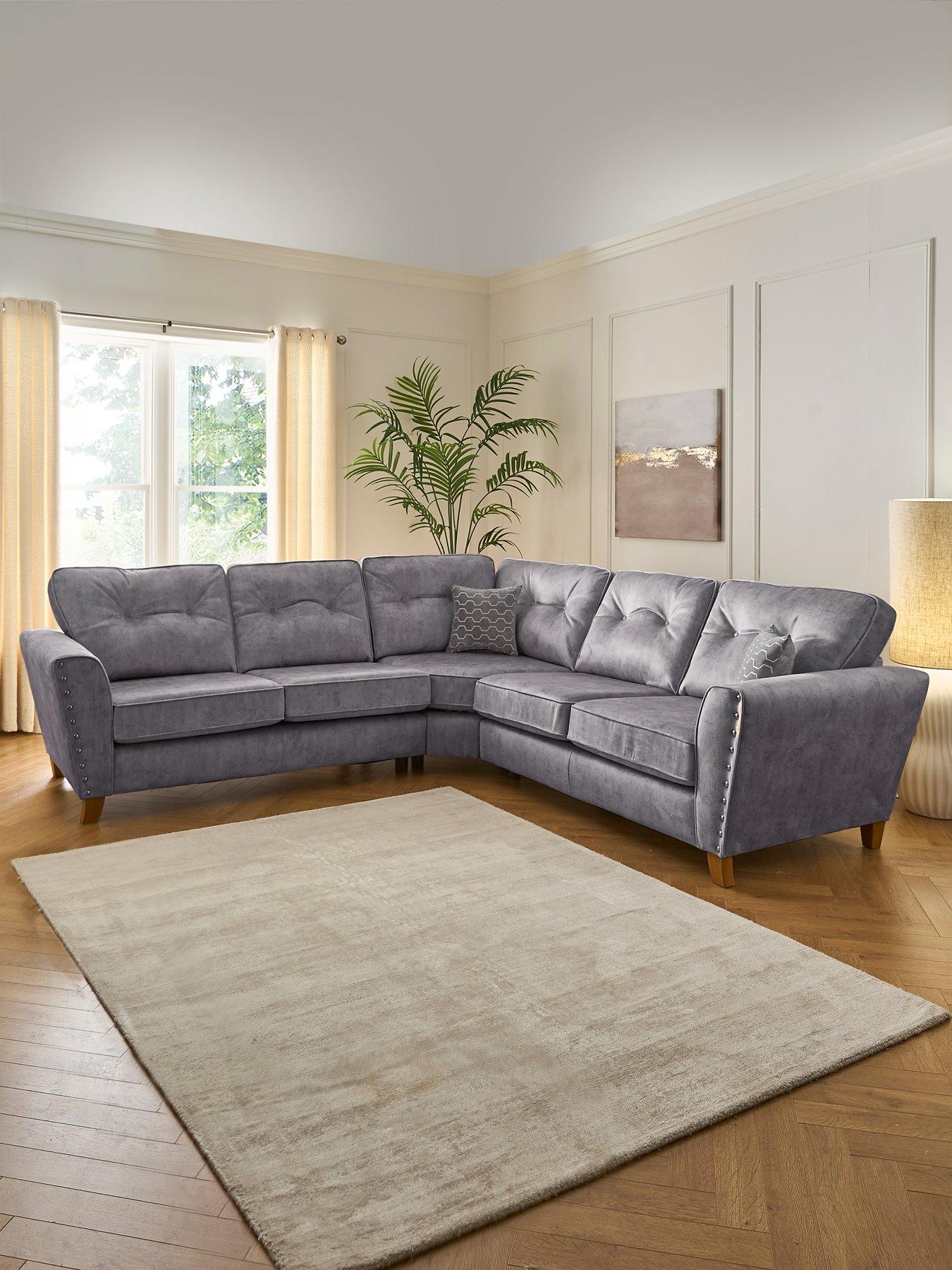 The Very Collection Amaya Fabric Corner Group Sofa - Made to order in the UK