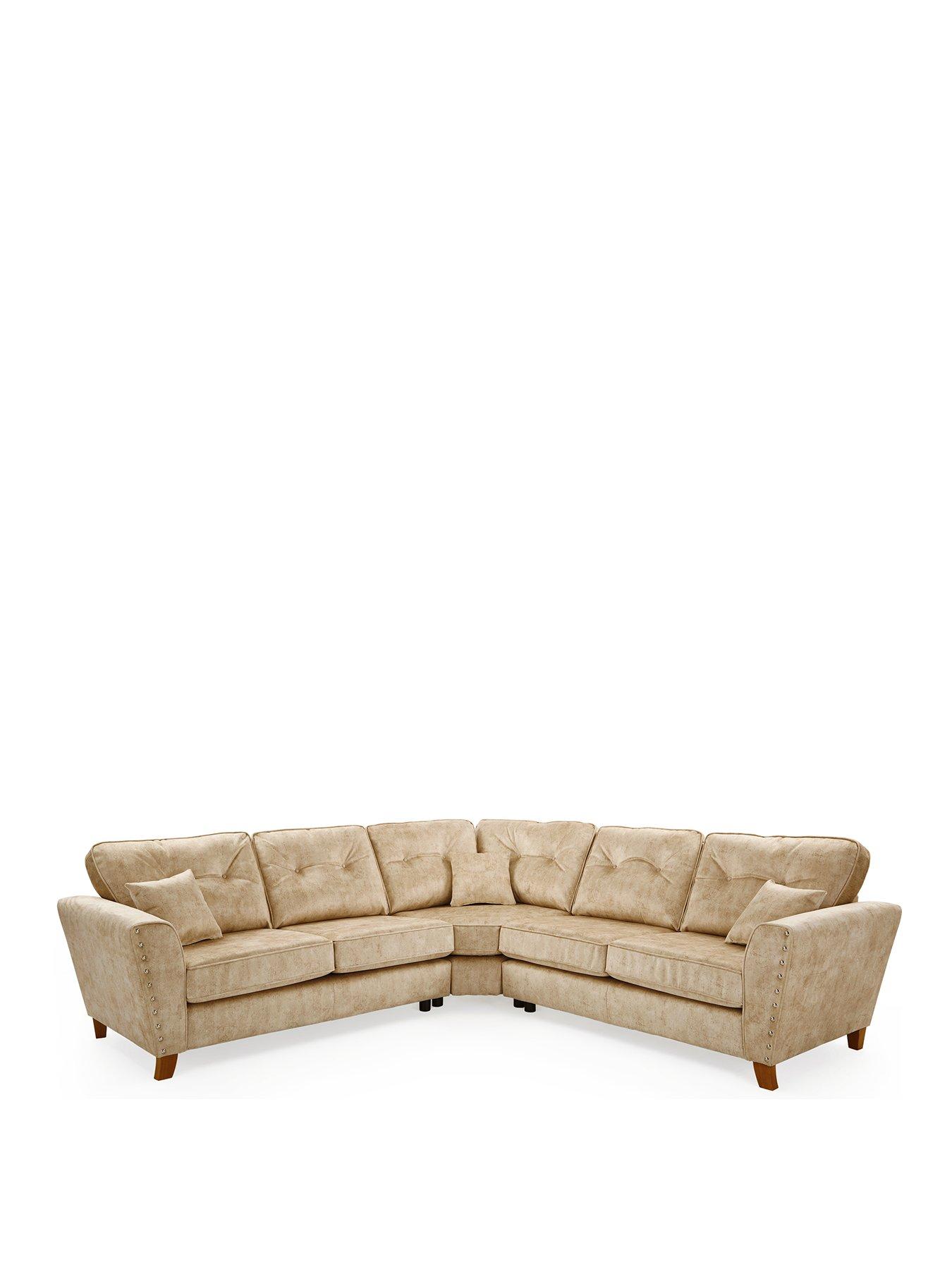 Image 2 of 7 of The Very Collection Amaya Fabric Corner Group Sofa&nbsp;- Made to order in the UK