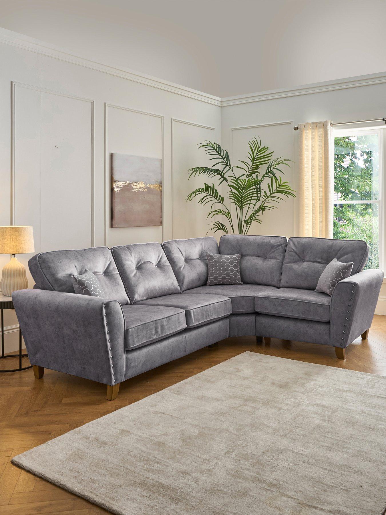 The Very Collection Amaya Right Hand Double Arm Corner Group - Made to order in the UK