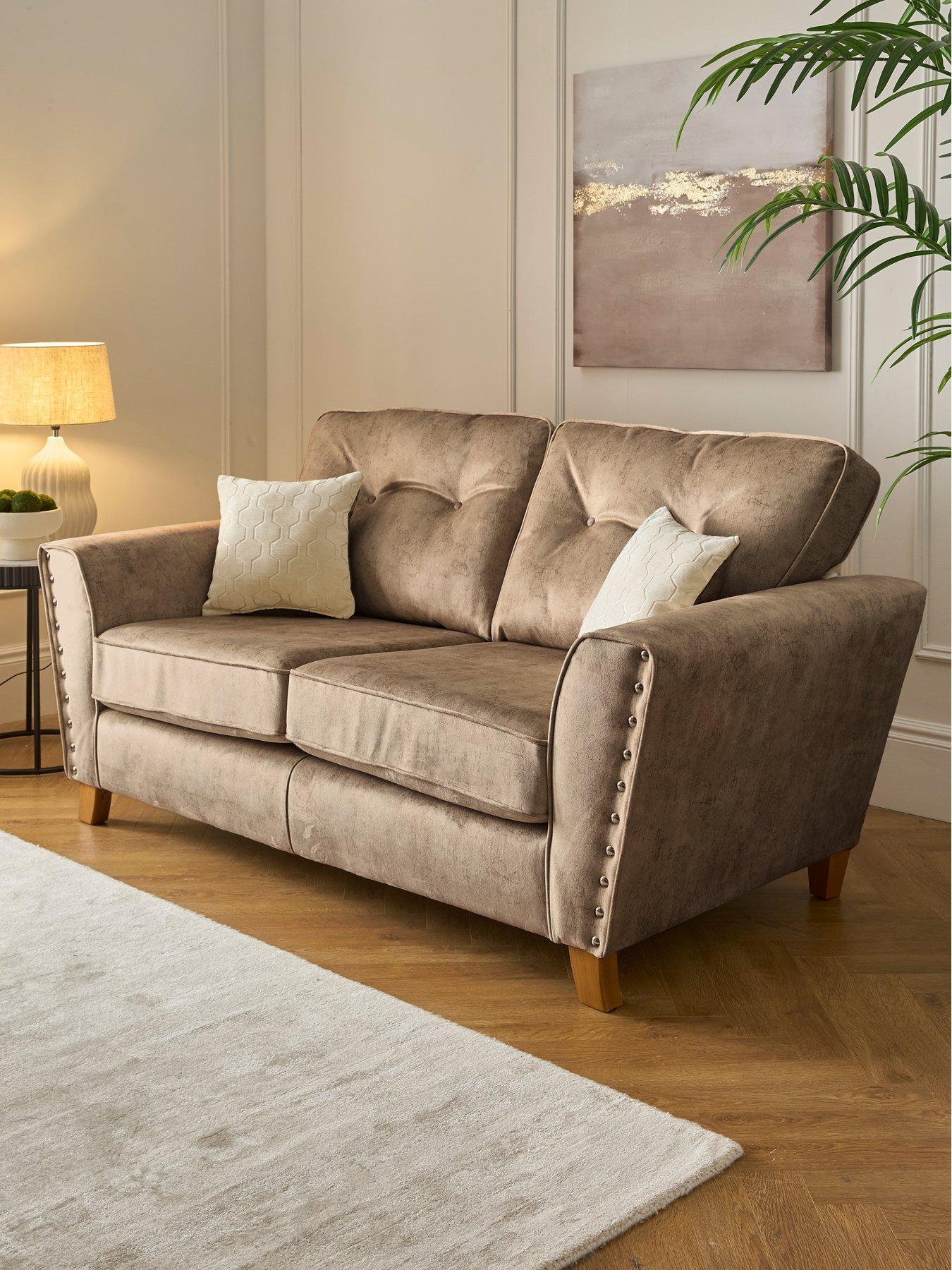 Very Home Amaya Fabric 2 Seater Sofa - Made to order in the UK