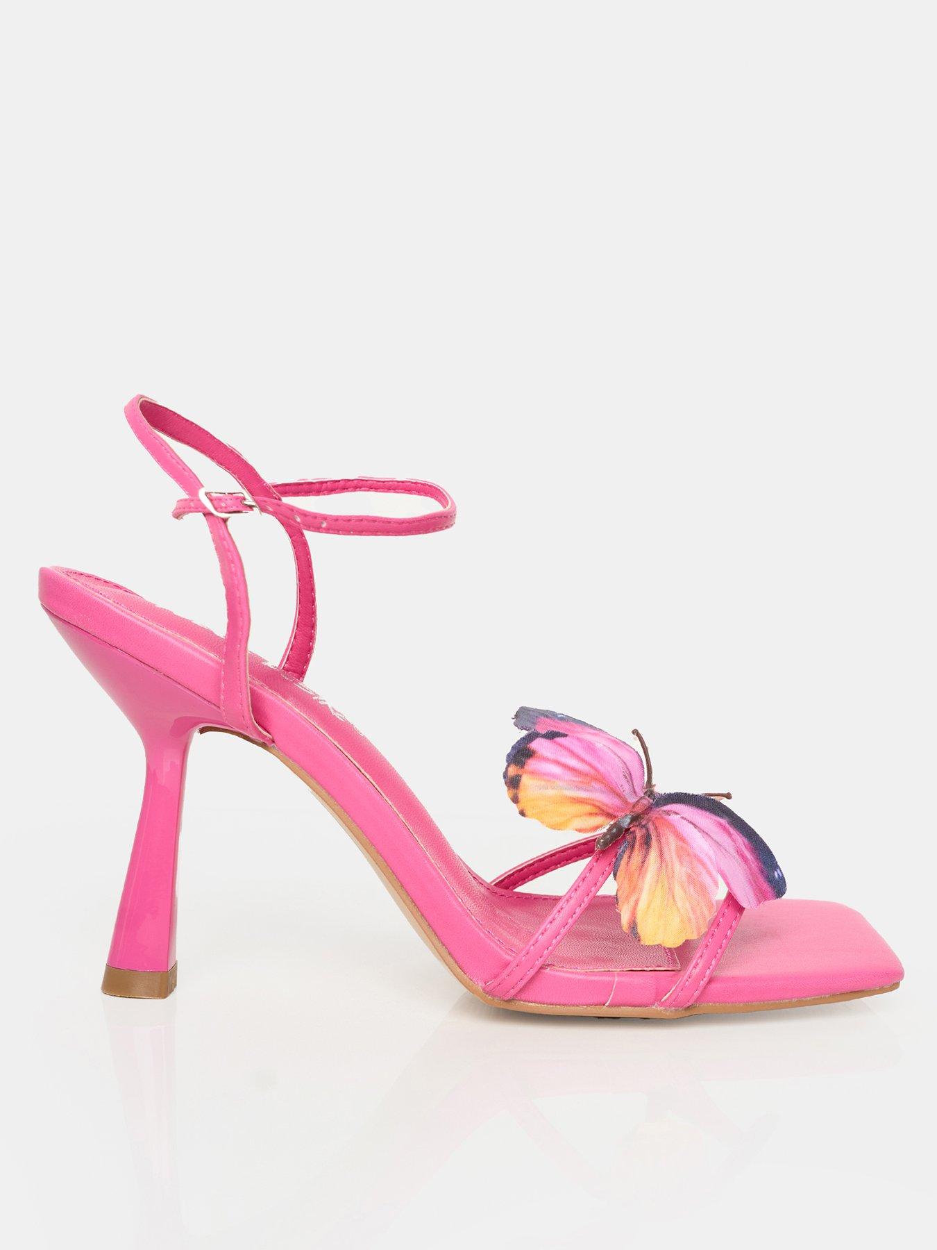 undefined Colossus Butterfly Detail Heel - Pink