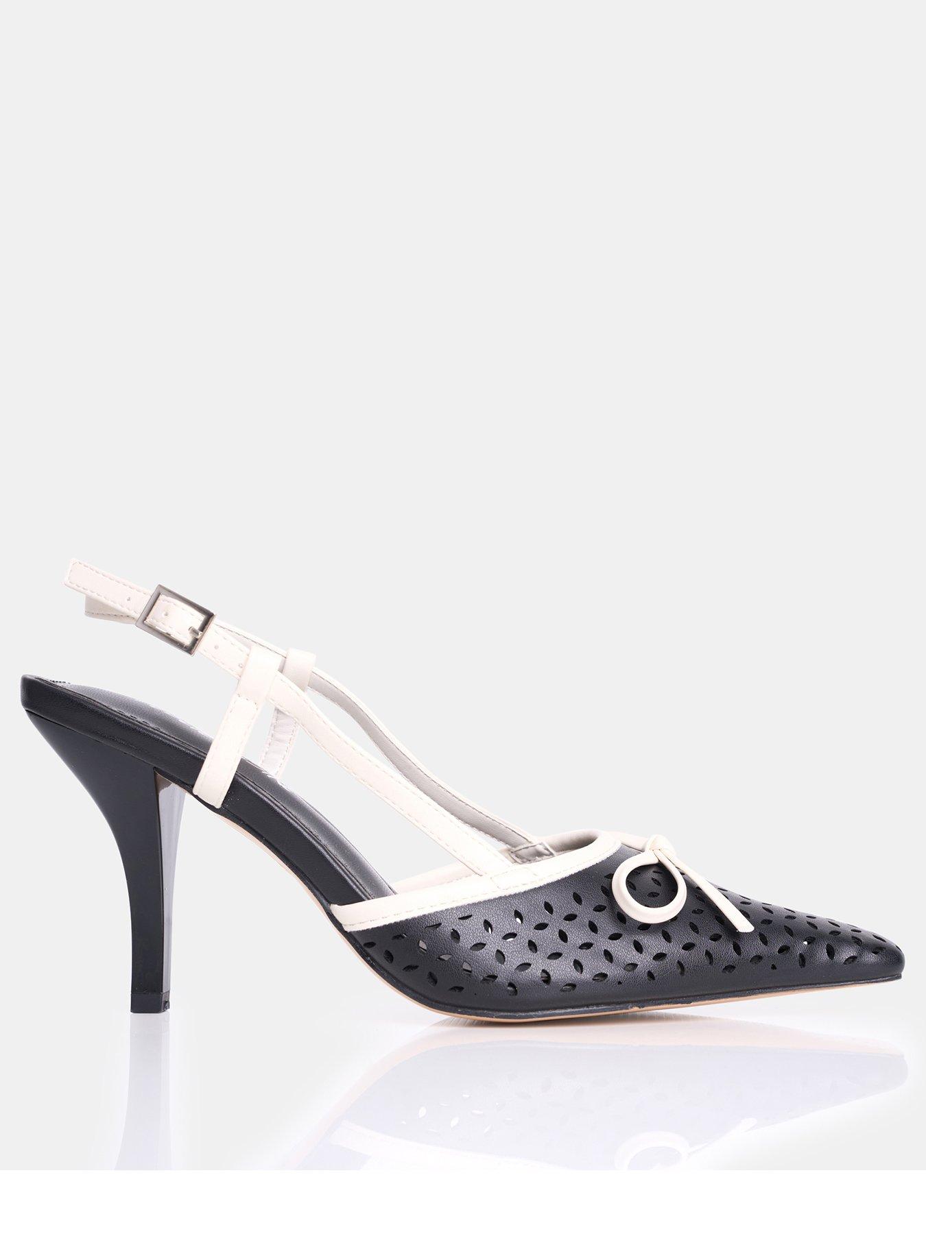 Public Desire Wide Fit Alchemy - Cream/Black