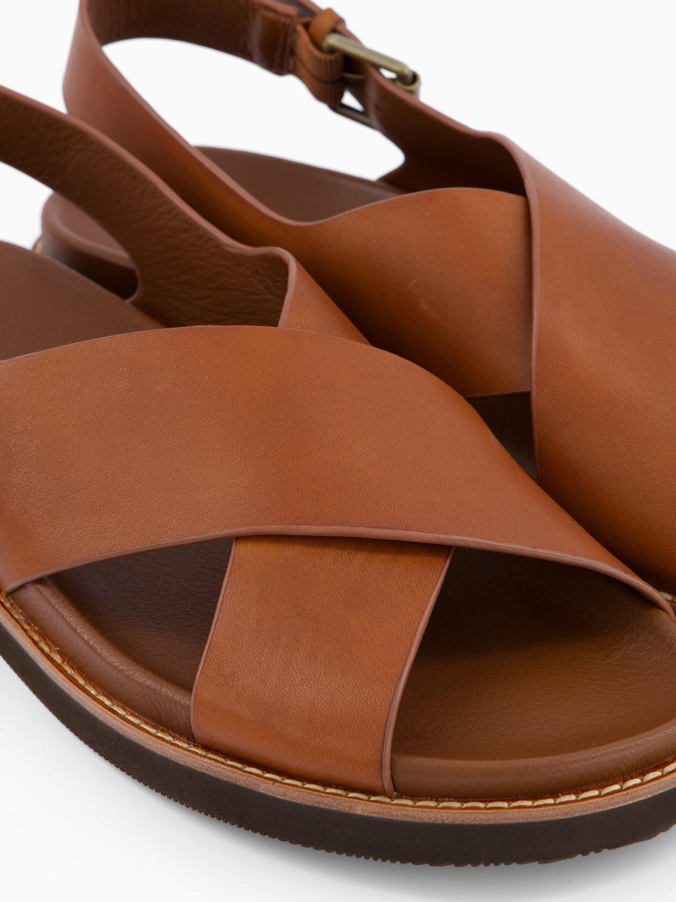 POLO Ralph Lauren ★ 高級感のあるレザー Zane Leather Sandal Zane Leather Sandal