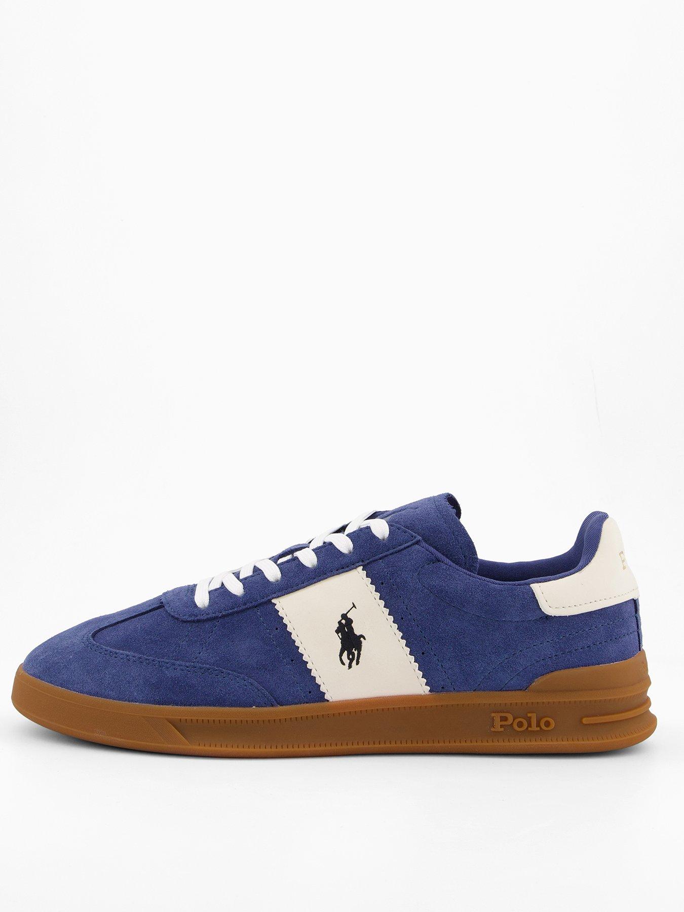 undefined Heritage Area PP Suede Trainers - Navy