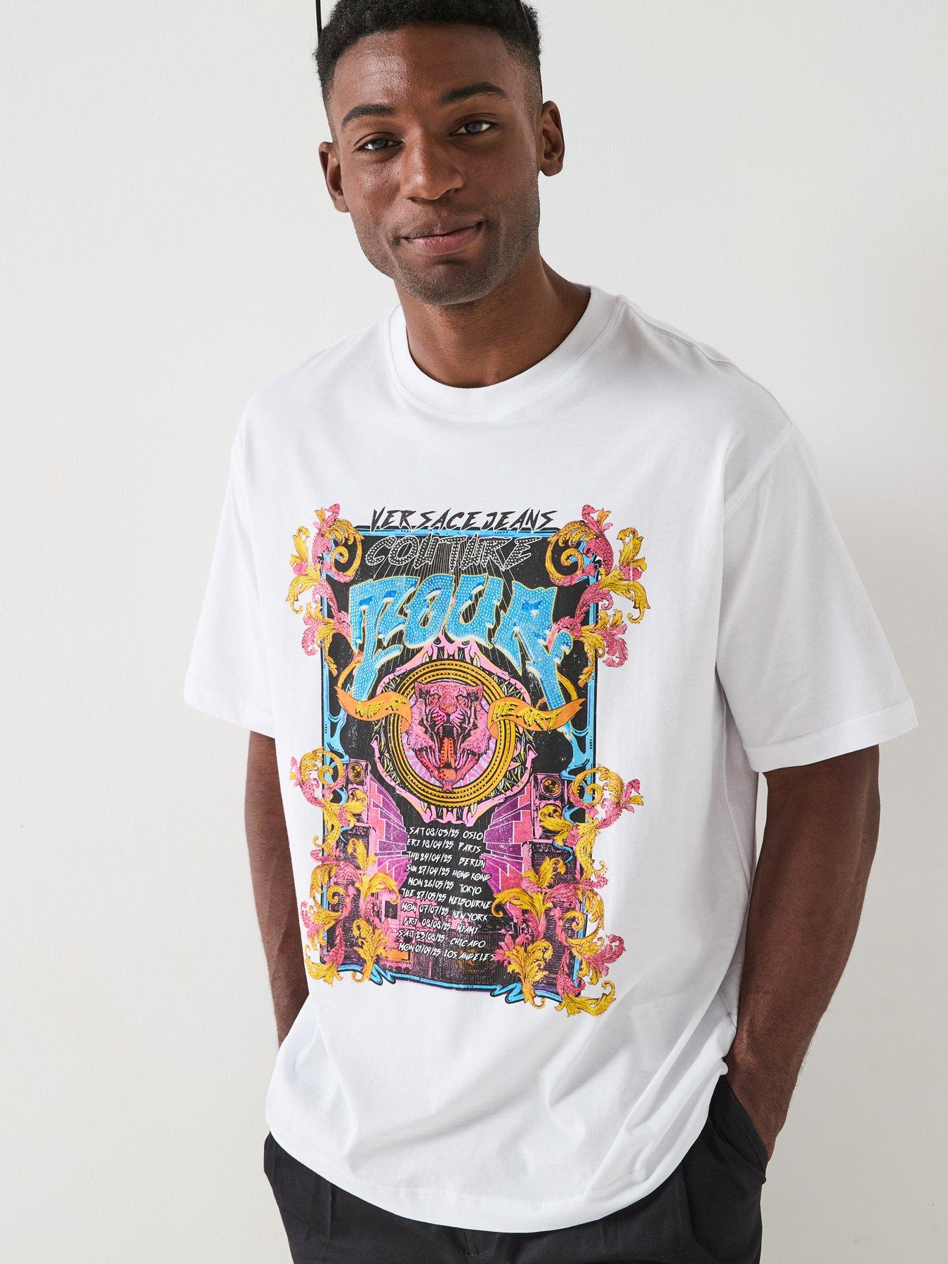 Versace Jeans Couture Graphic Print T-Shirt - White