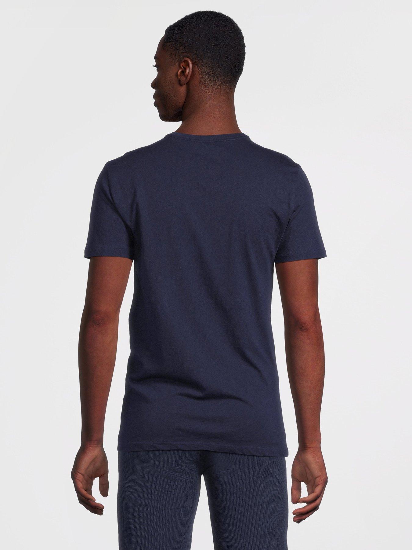 Image 3 of 6 of Polo Ralph Lauren 3 Pack Loungewear T-Shirts - Navy