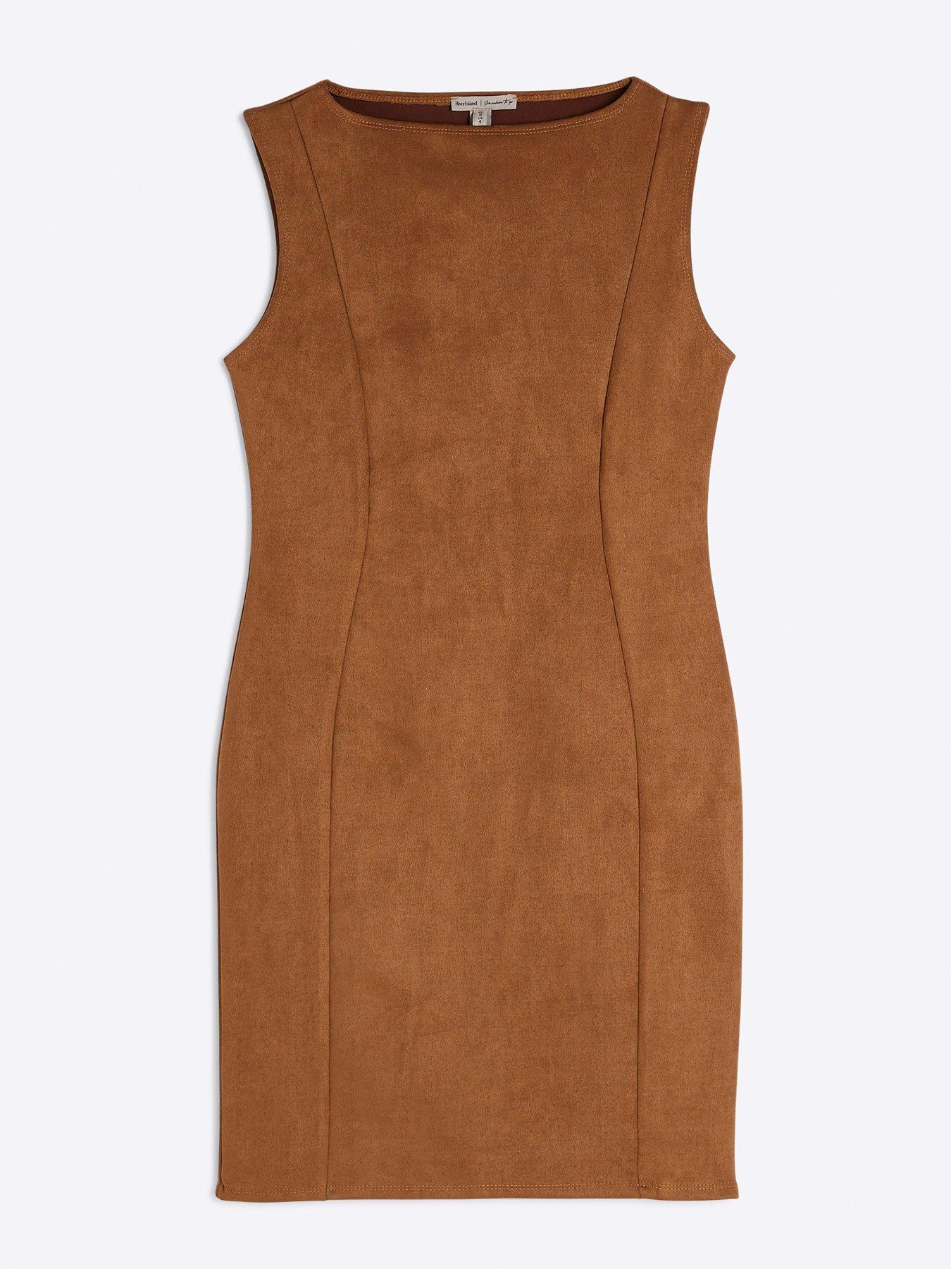 River Island Suede Mini Dress - Brown | Very