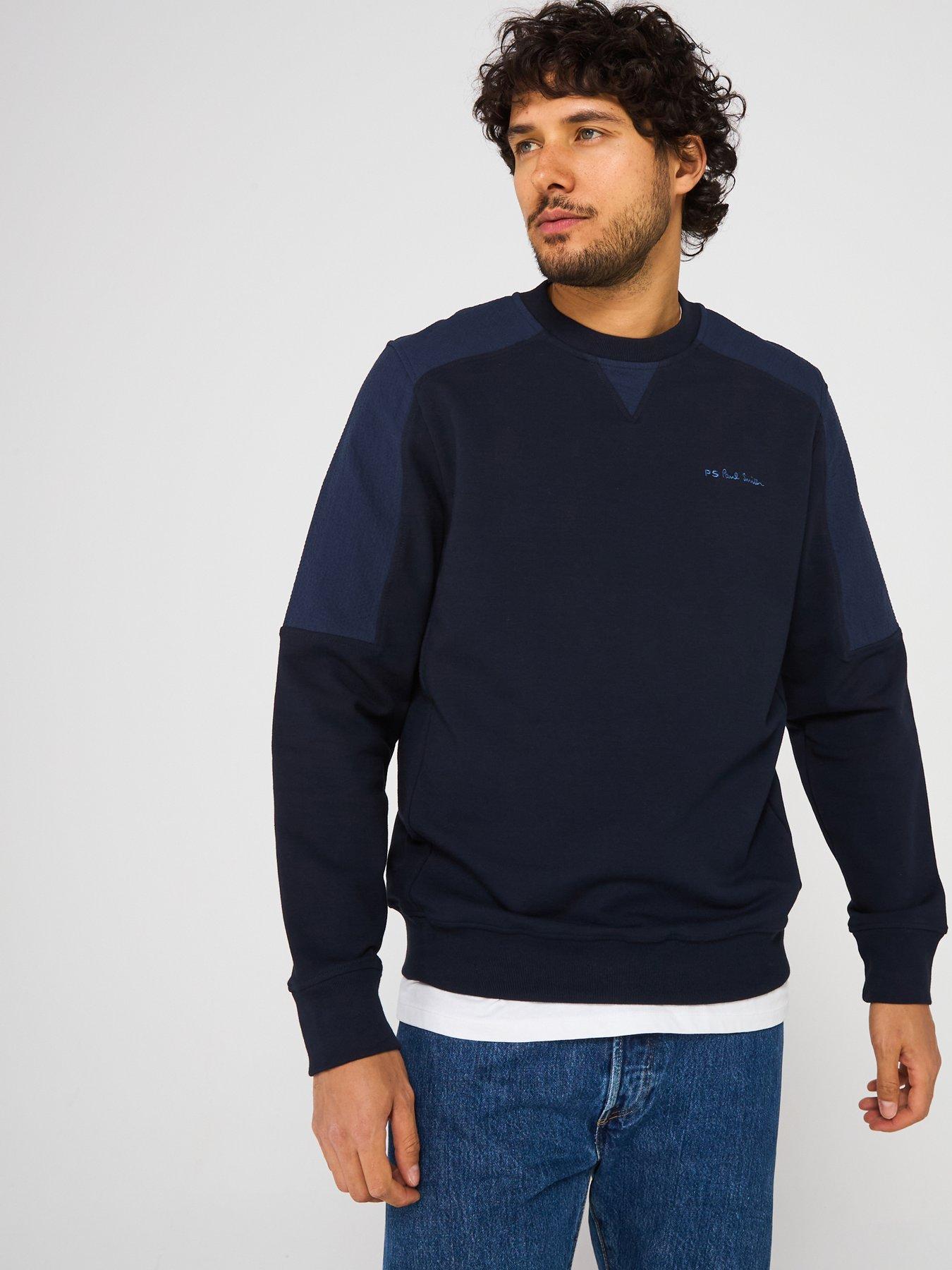 undefined Regular Fit Crew Neck Sweatshirt - Blue