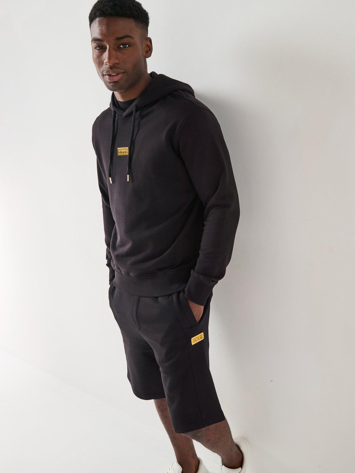 undefined Versace Jeans Couture Metal Placket Hoodie - Black