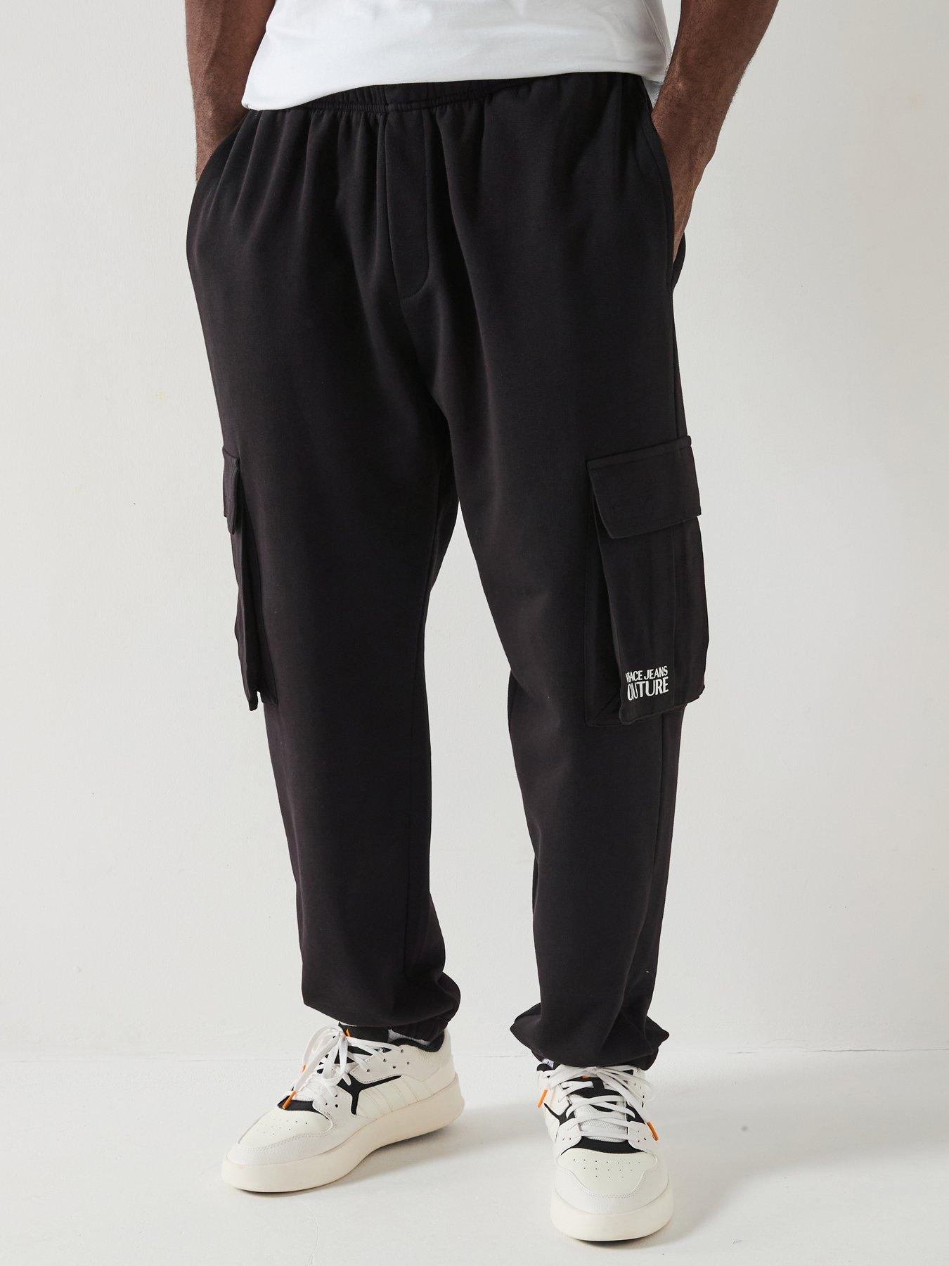 undefined Versace Jeans Couture Cargo Logo Trousers - Black