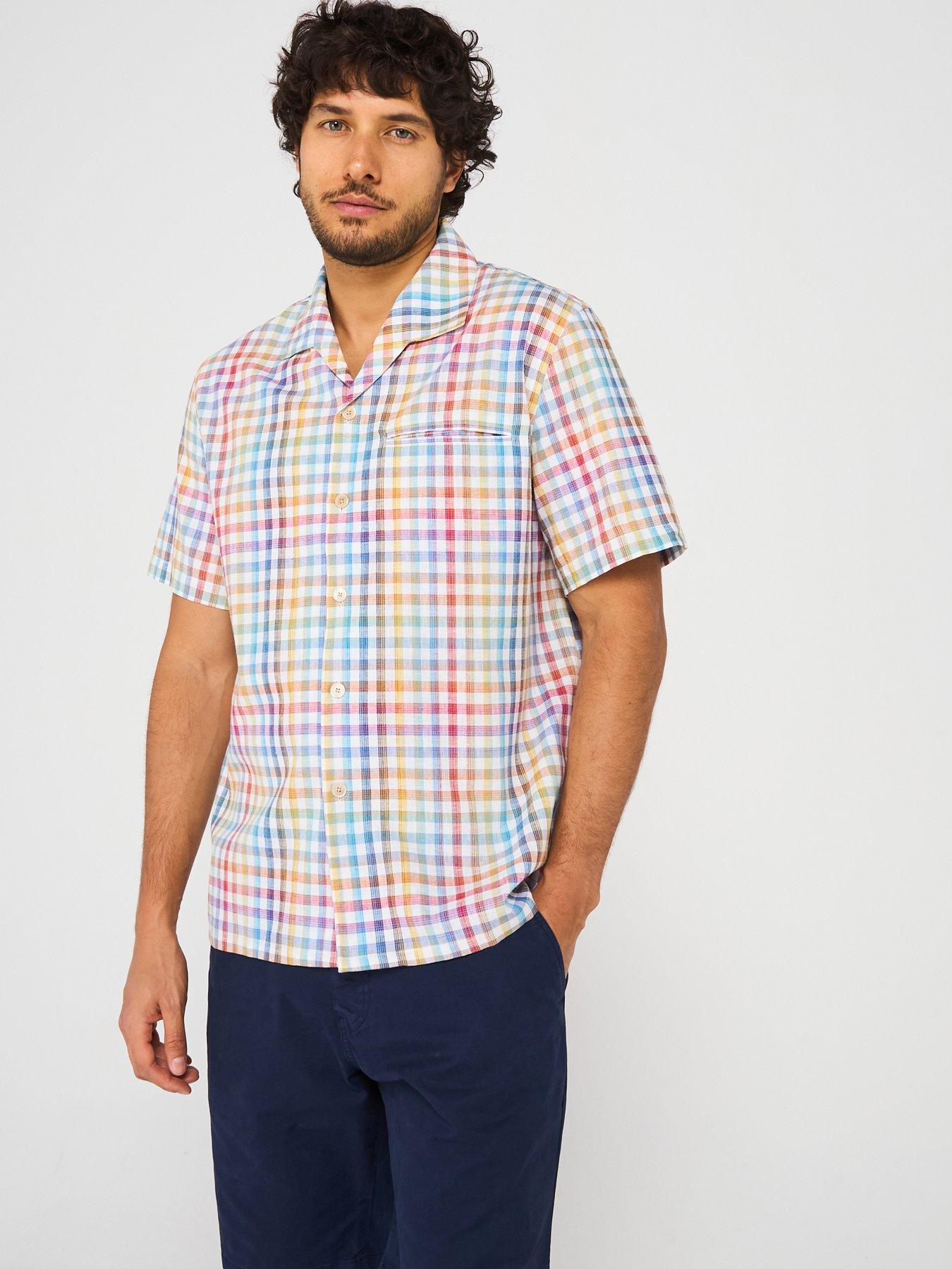 【FUNKYFUN】PLAID SLIM FIT SHIRT 短丈　正規品 FUNKYFUN】PLAID SLIM FIT SHIRT 短丈 正規品 - メルカリ