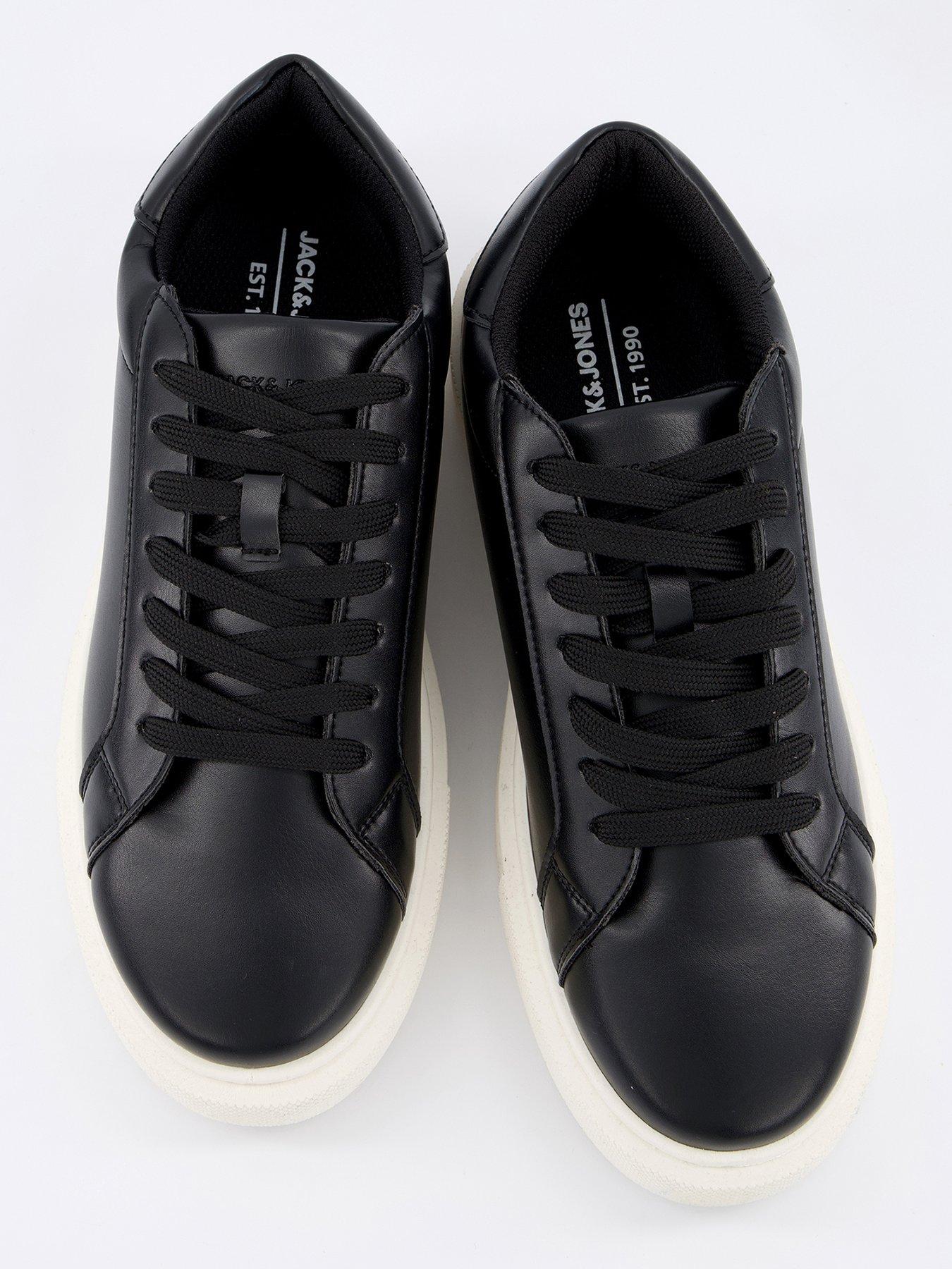 Jack Jones Aspire Cupsole Pu Trainers Black Very